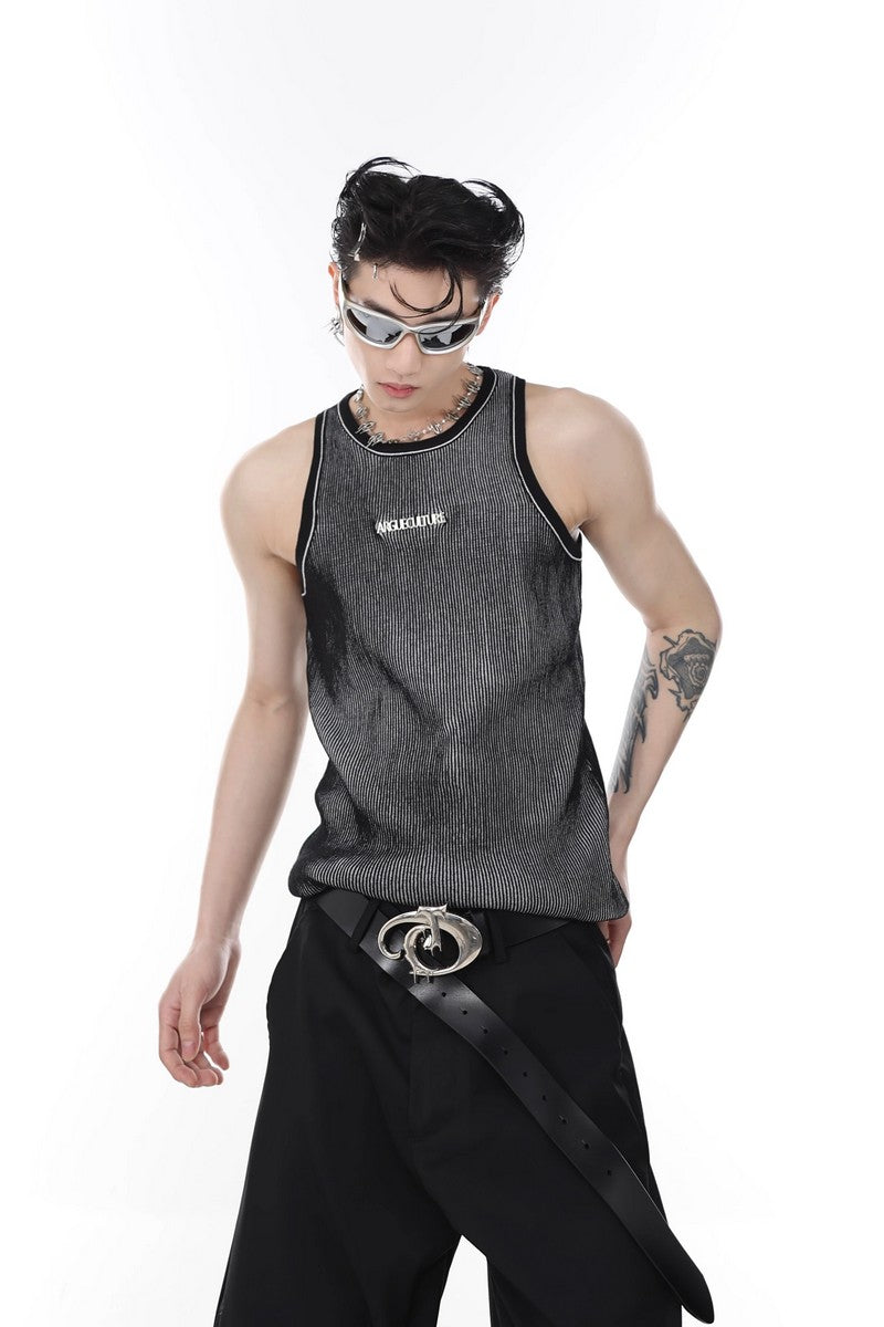 Casual Knitted Vest Tee - chiclara