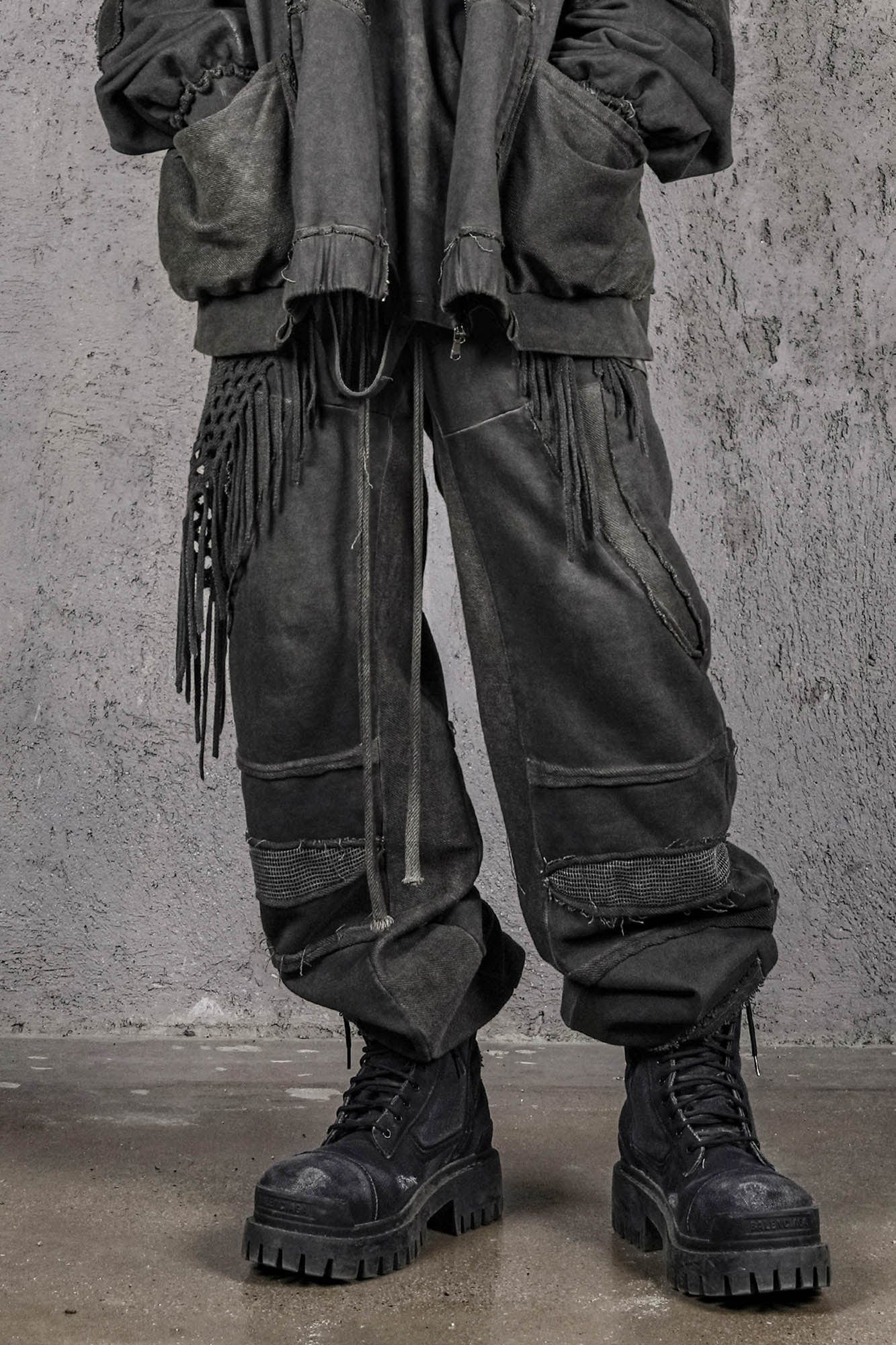ダーティー加工タクティカルパンツ