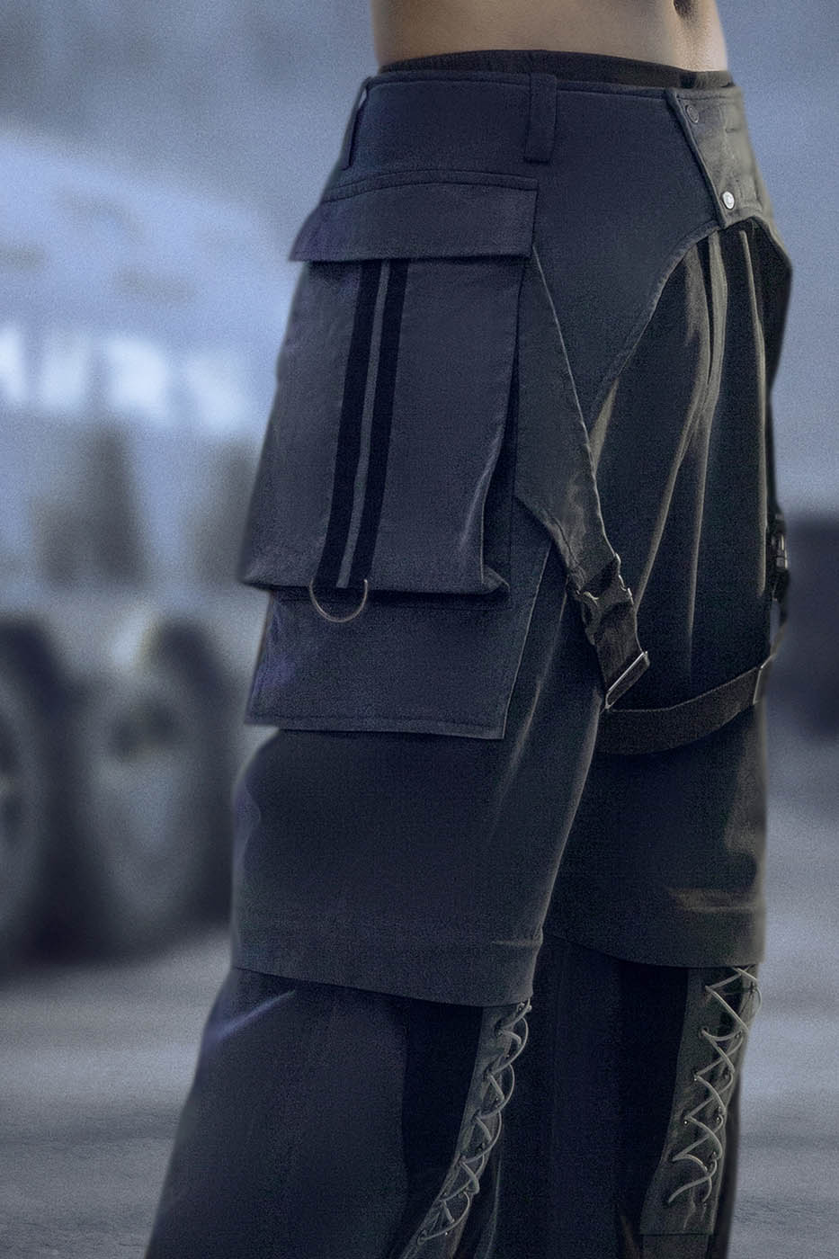 전투용 하네스 팬츠