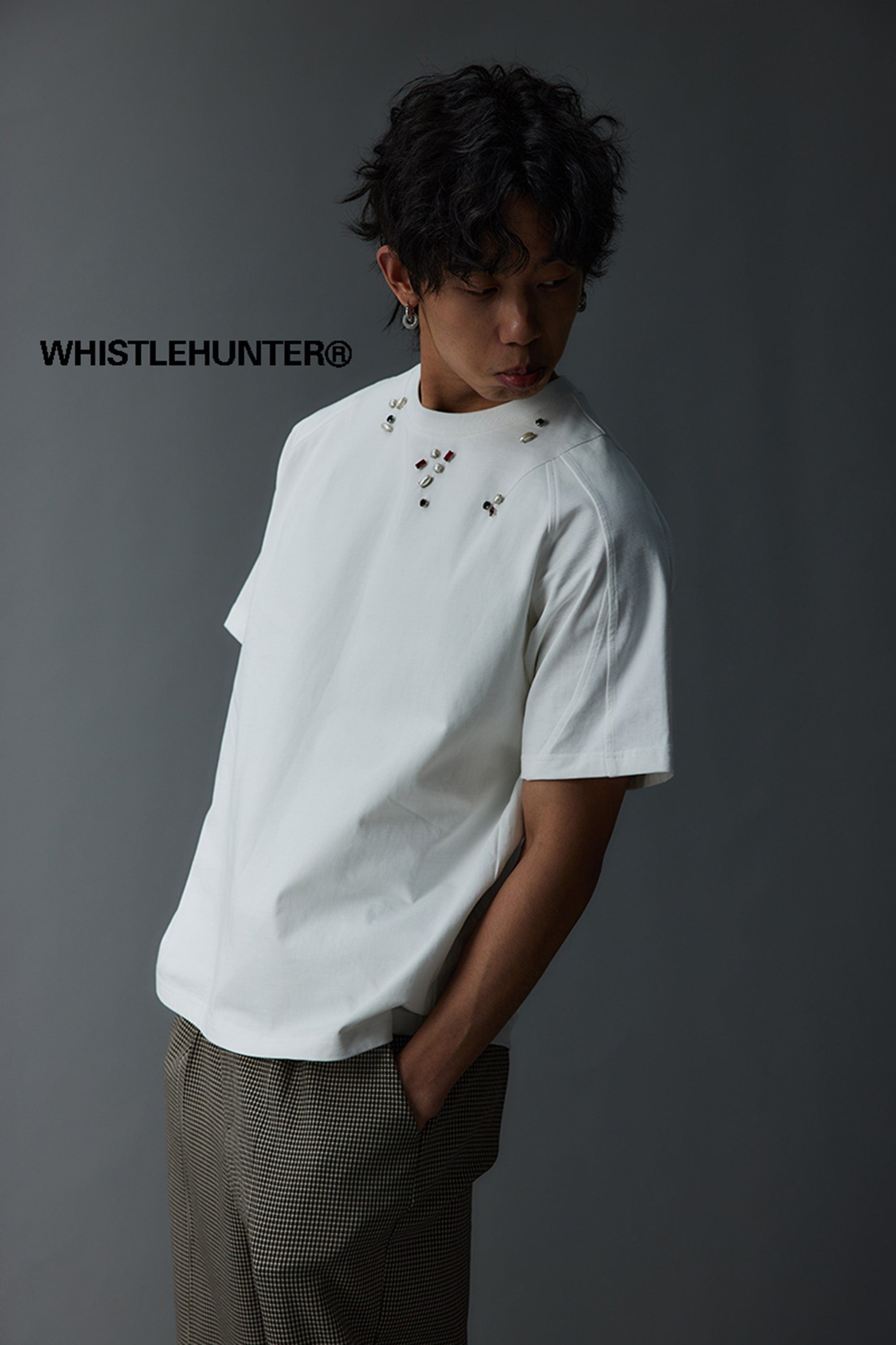 보석 장식 티셔츠