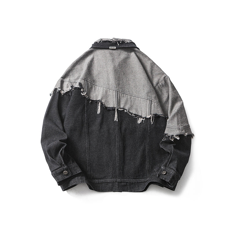 308B American-style color-matched denim jacket