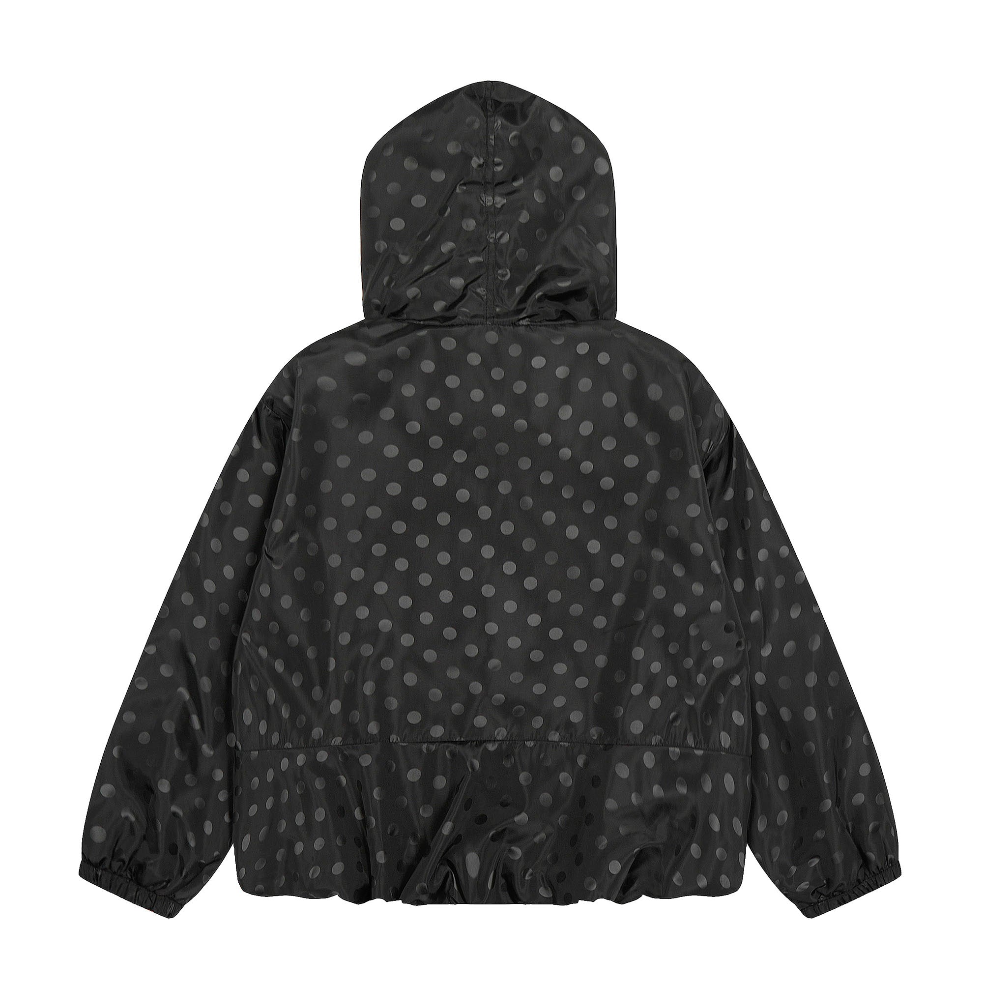 Black Dot Pattern Windbreaker