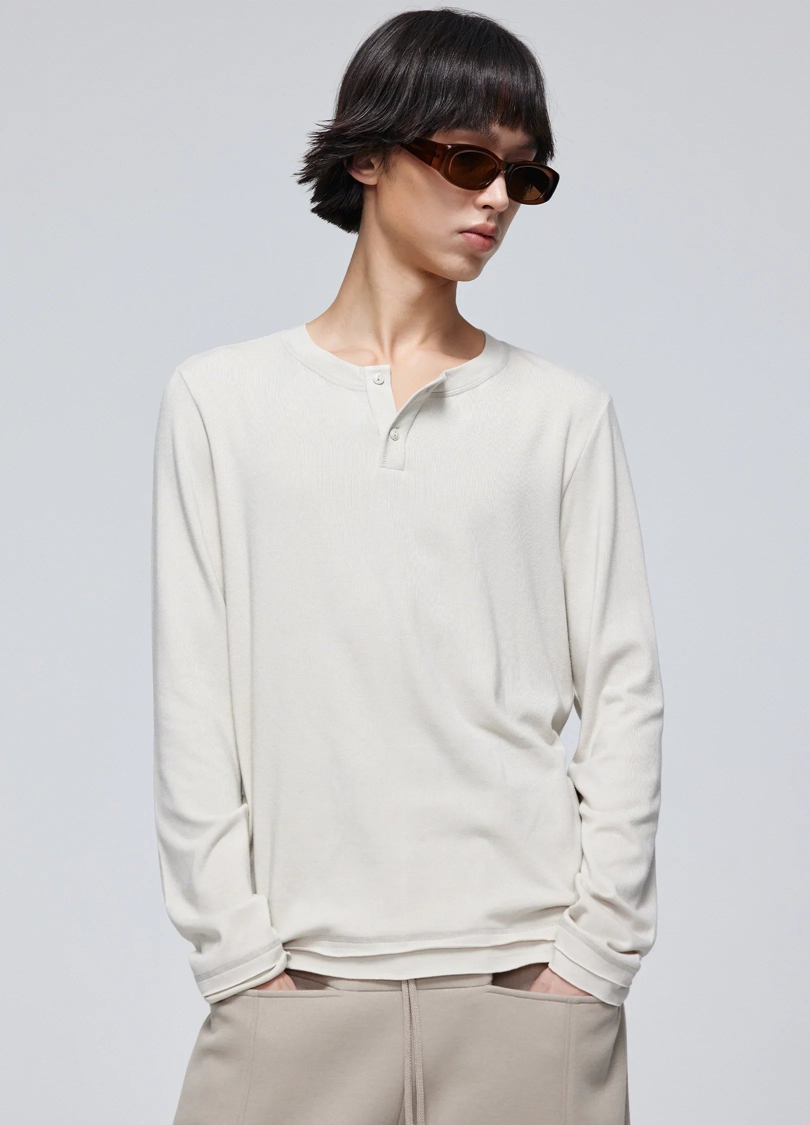 Henley Long Sleeve Tee