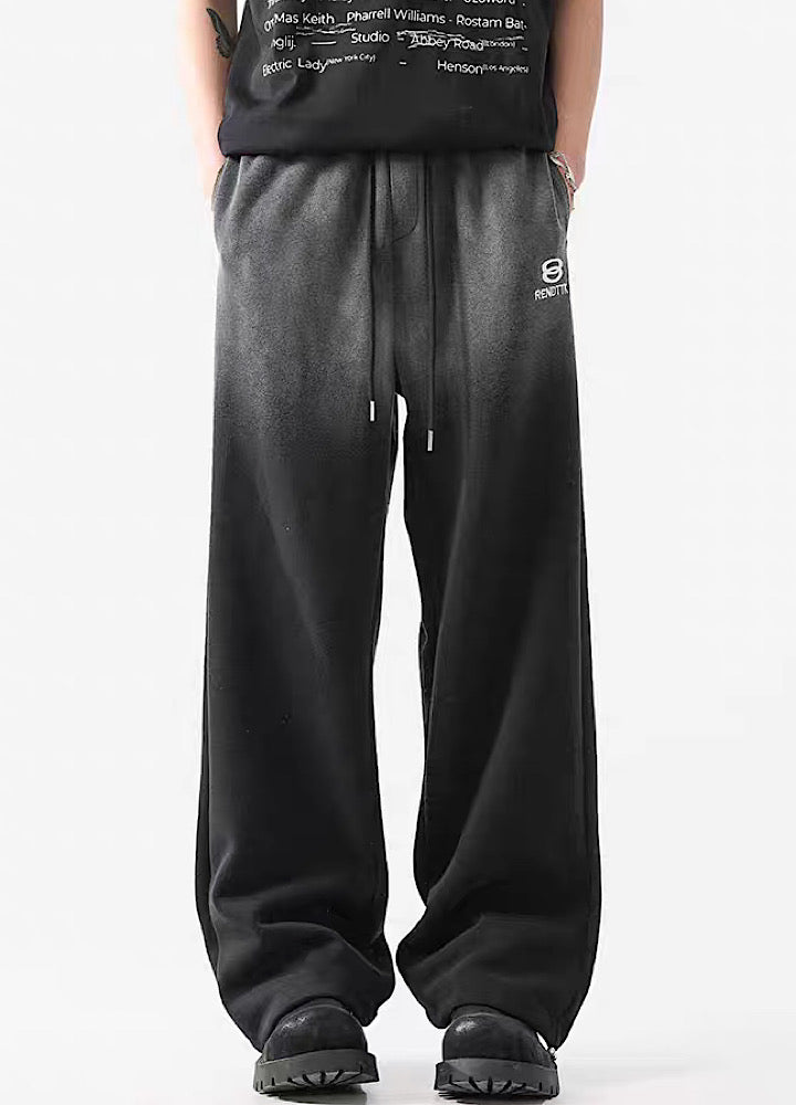 Ombre Wide-Leg Joggers - chiclara