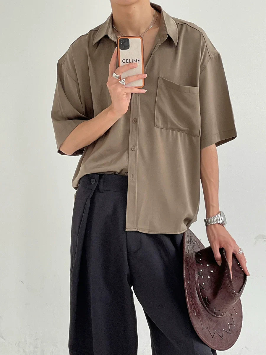 Sterling Mist Boxy Shirt