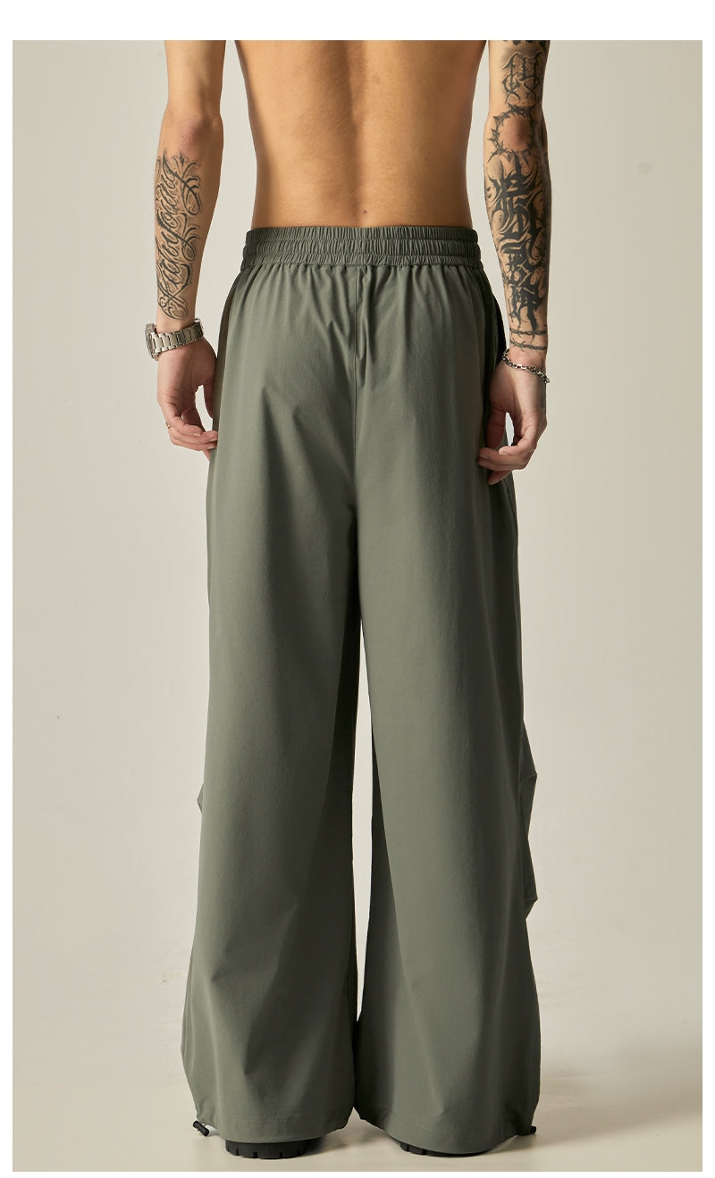 Sage Flowy Wide Leg Pants