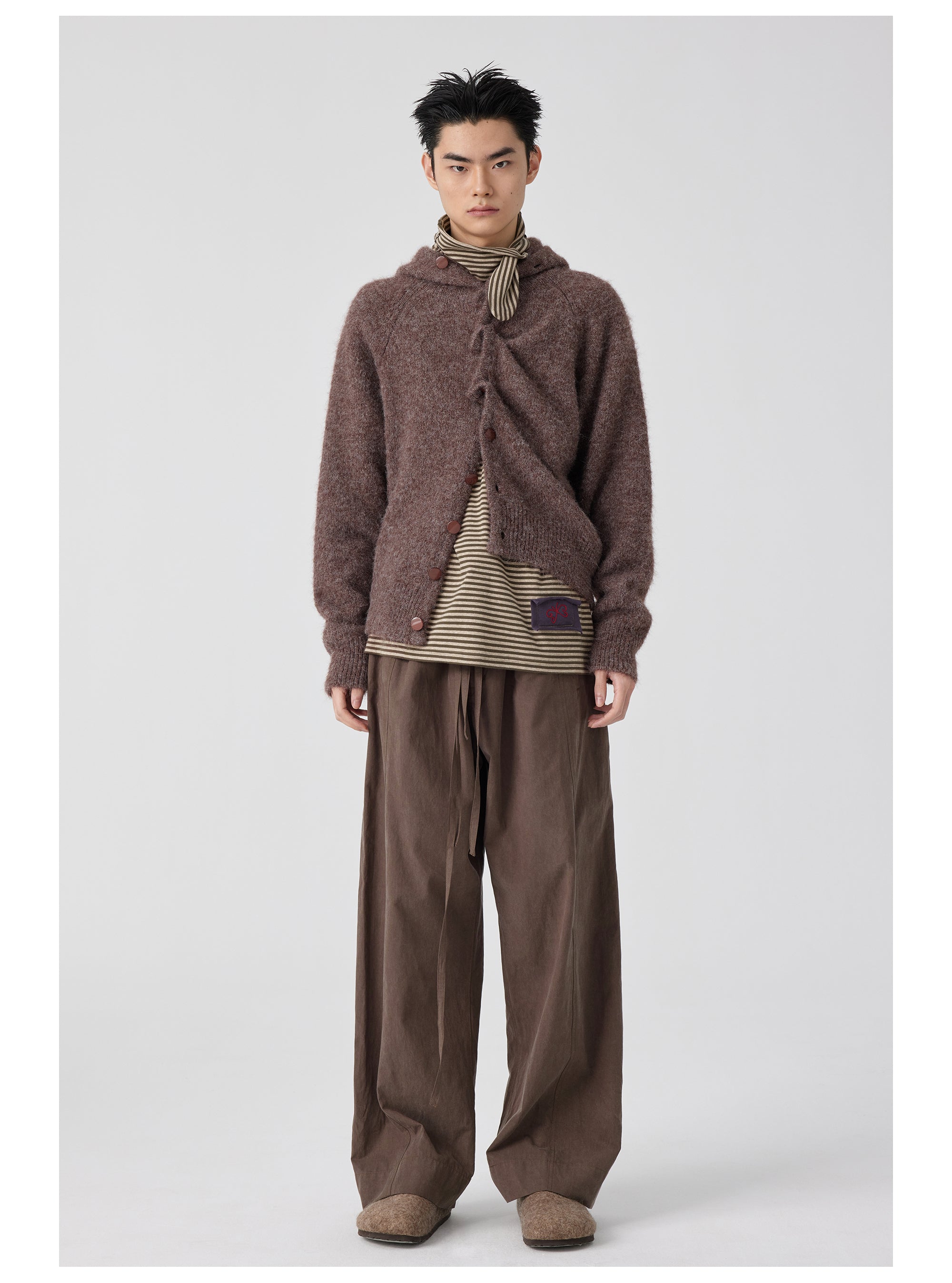 Six-Pocket Pleated Kendo Pants