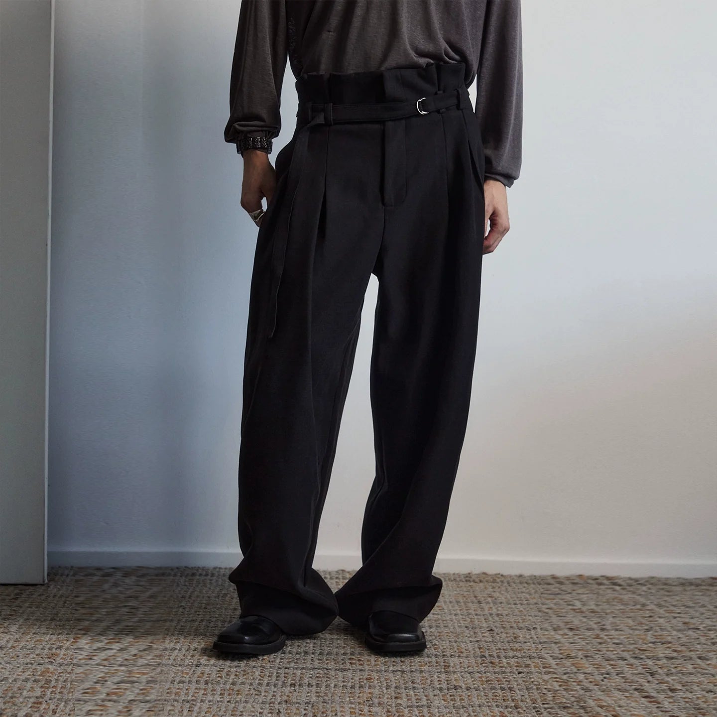 ForgeWaist Pleated Belt Trousers