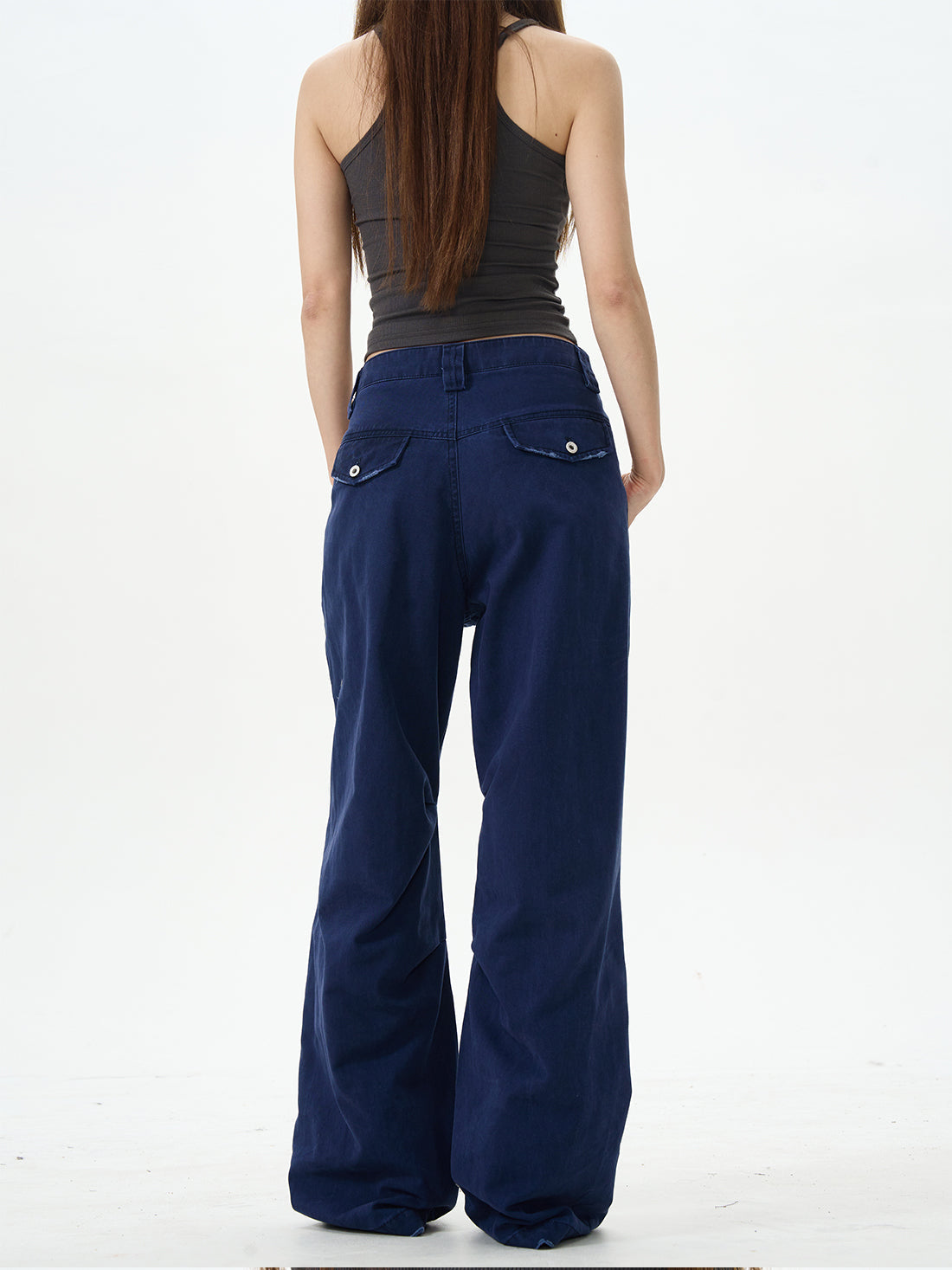 Dark Wash Wide Leg Jeans