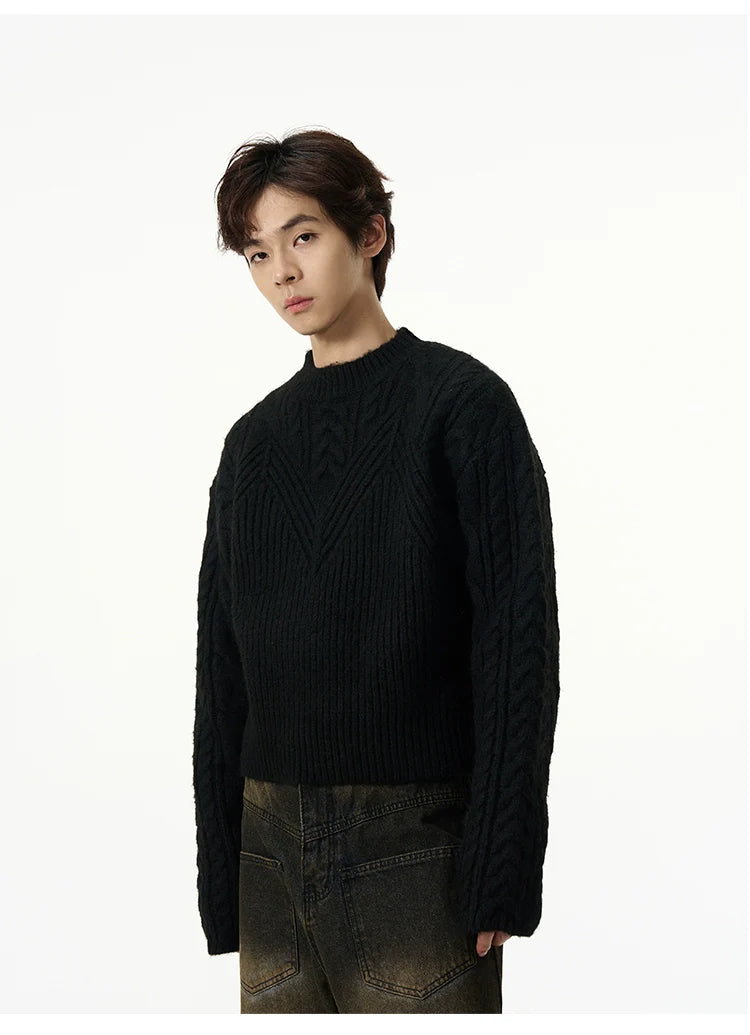 Full Cable Knit Sweater