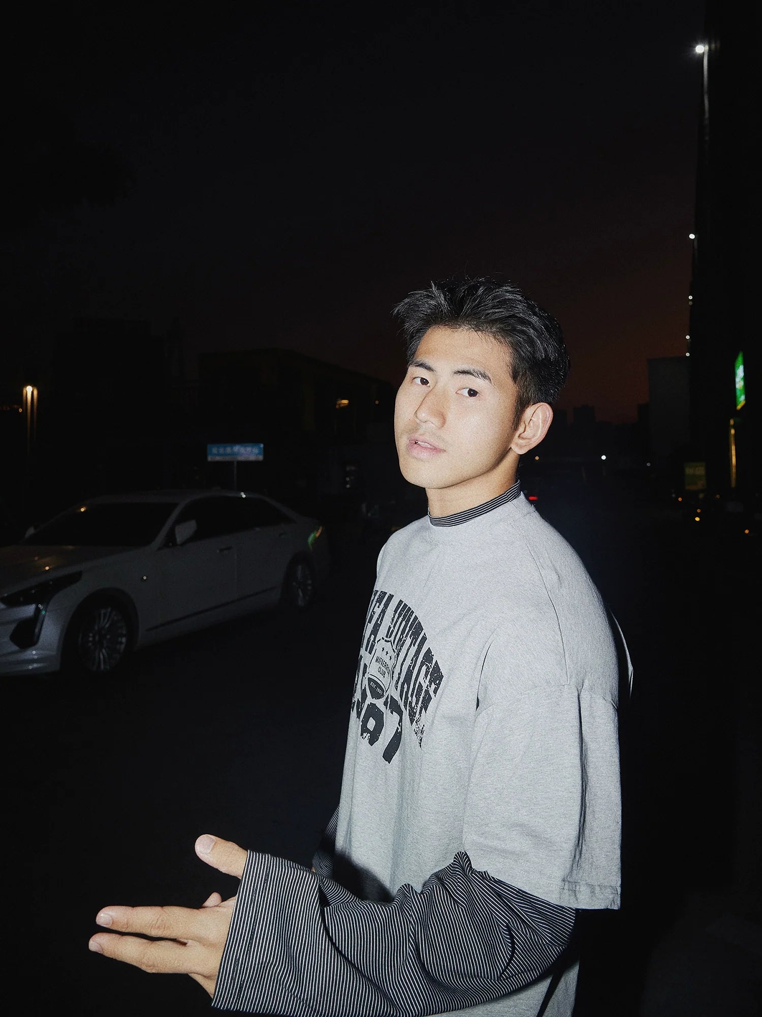 Vintage Graphic Layered Tee