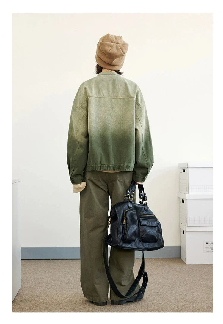 Octopusme Gradient Denim Jacket