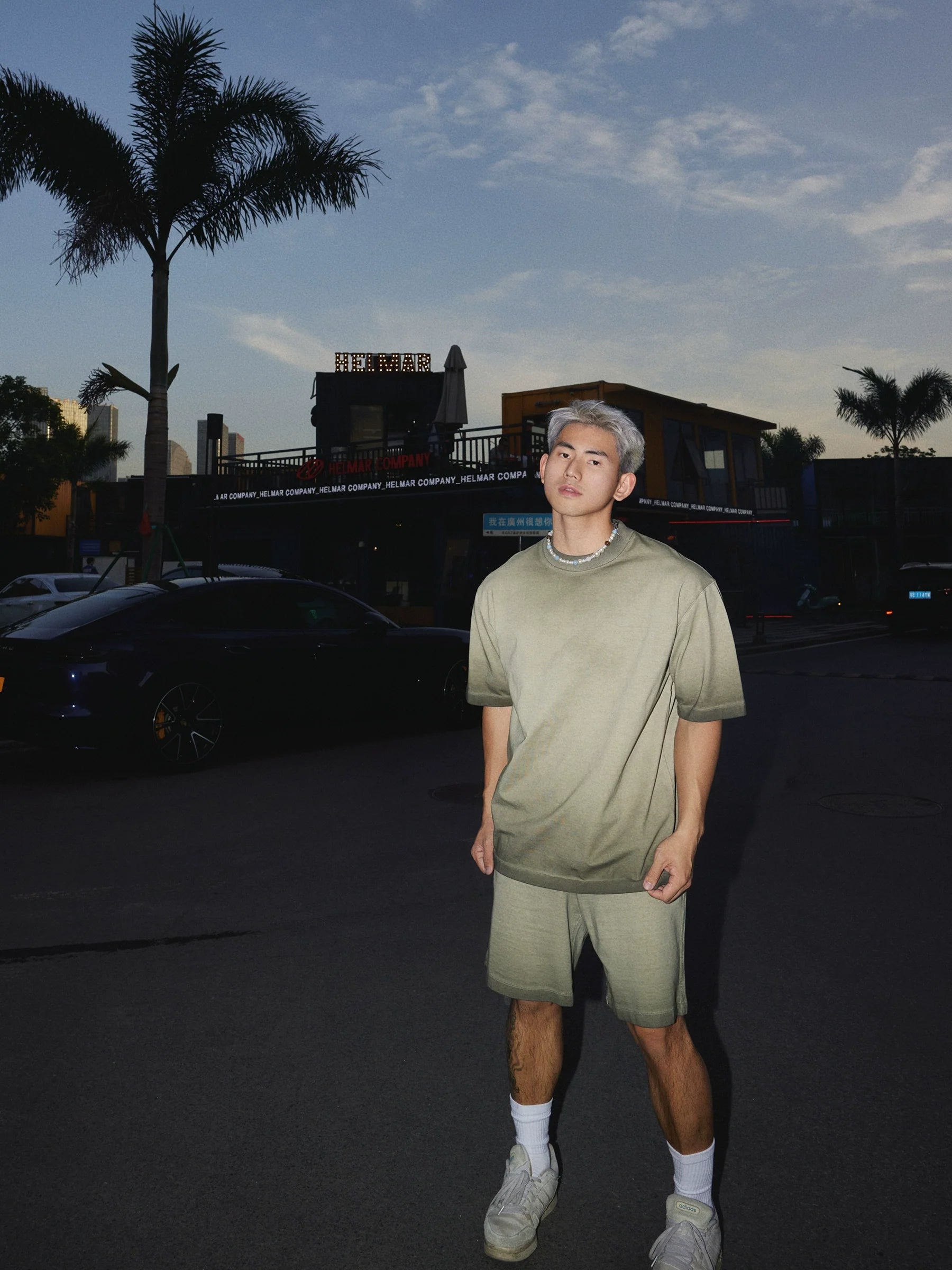 Ombre Oversized T-Shirt and Short Setup