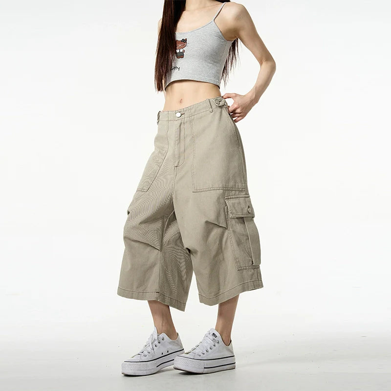 Wide-Leg Cargo Shorts and Pants
