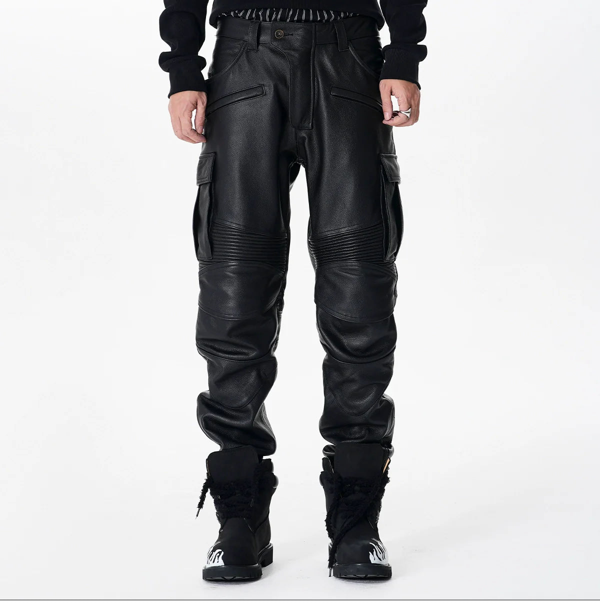 Midnight Apex Moto Cargo Pants