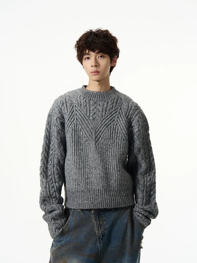 Full Cable Knit Sweater