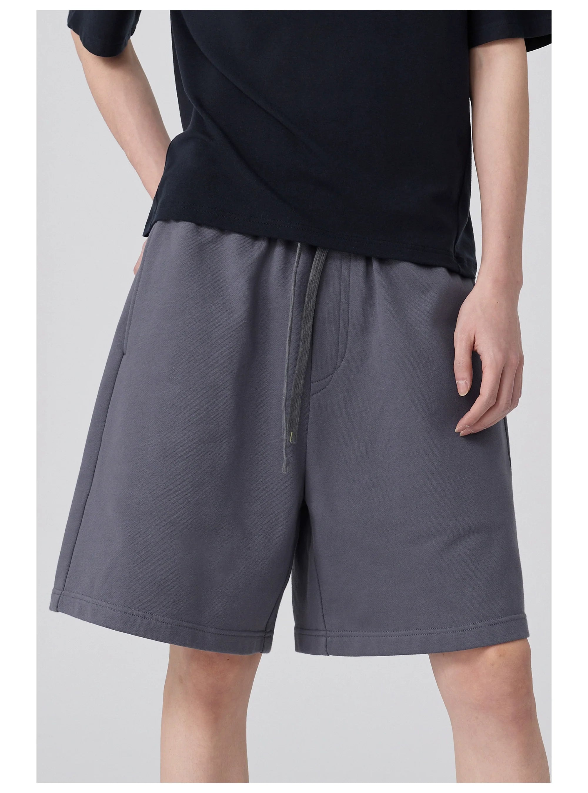 Unisex Casual Drawstring Lounge Shorts