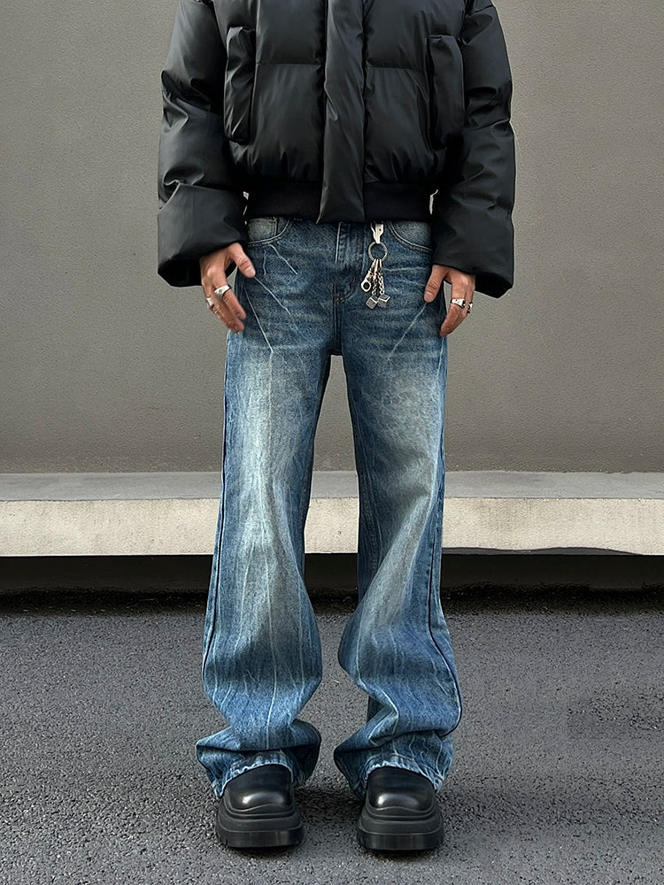 Frostline Vein Distressed Jeans