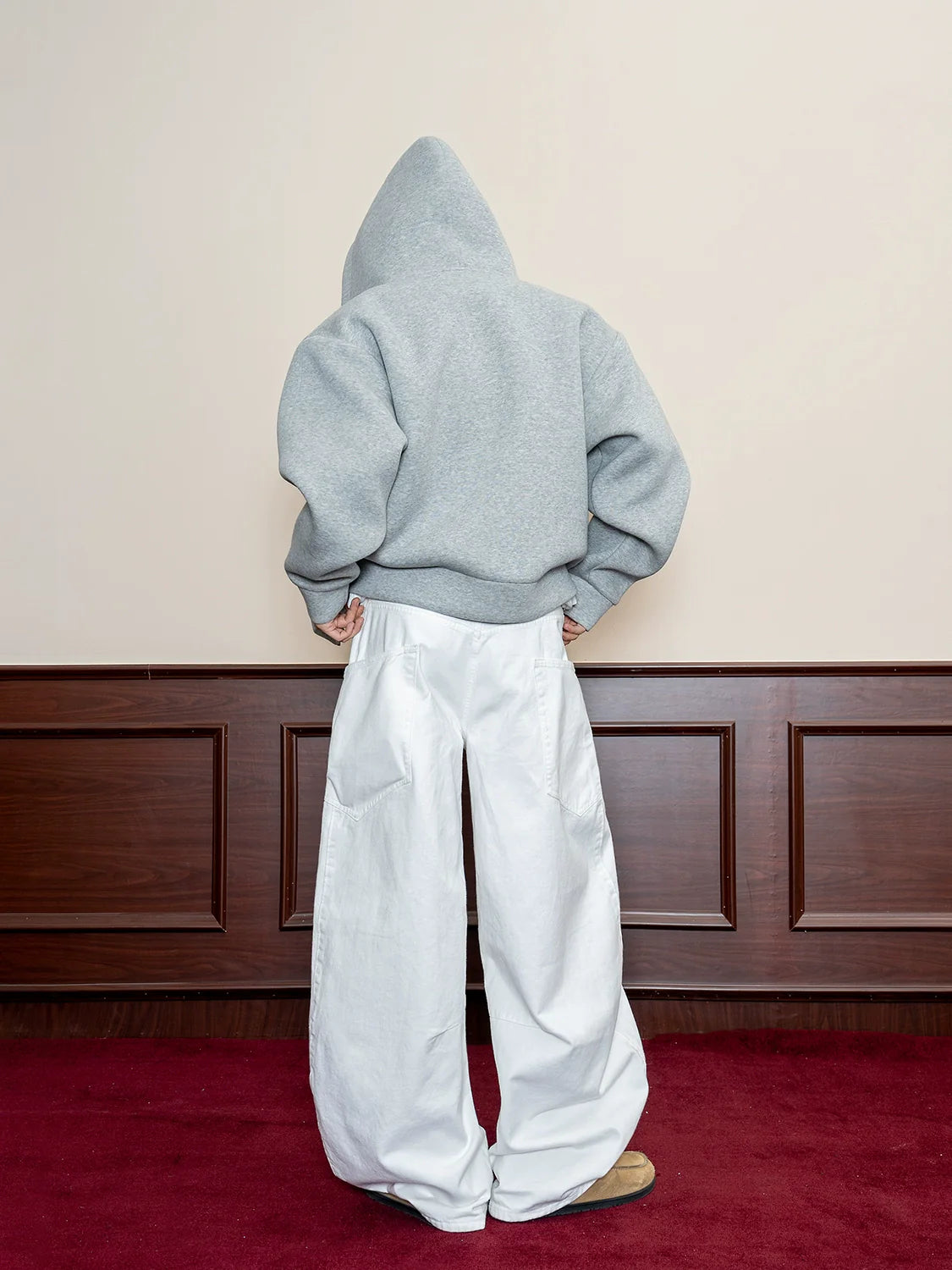 Wide Leg White Denim Jeans