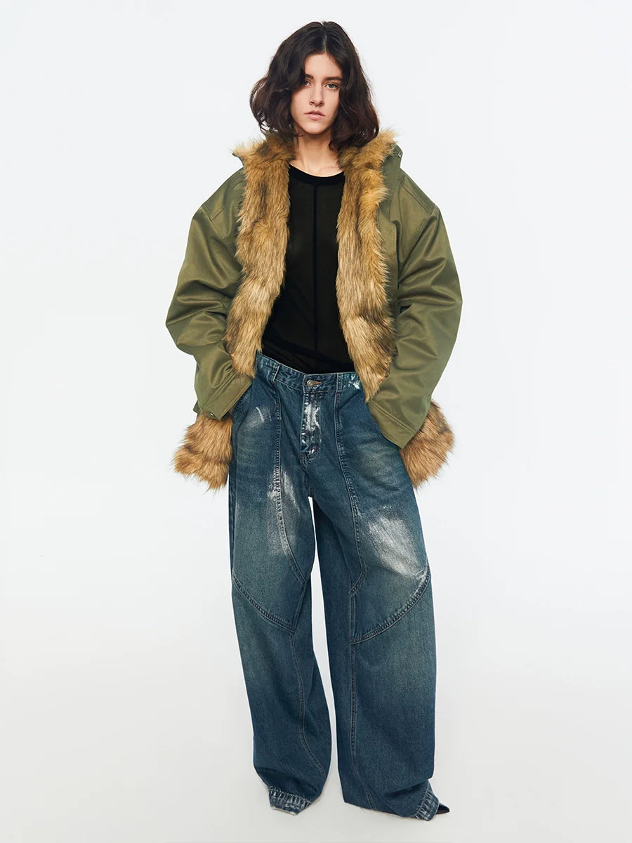 ArcticGuard 인조 털 필드 파카