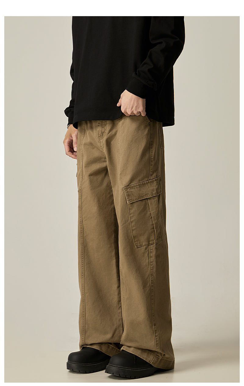 Black Wide Leg Cargo Pants