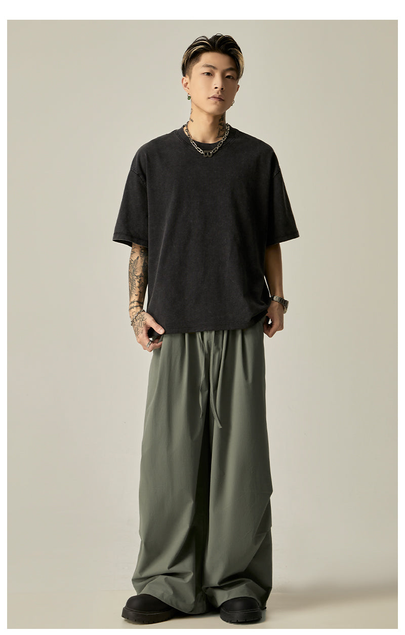 Sage Flowy Wide Leg Pants