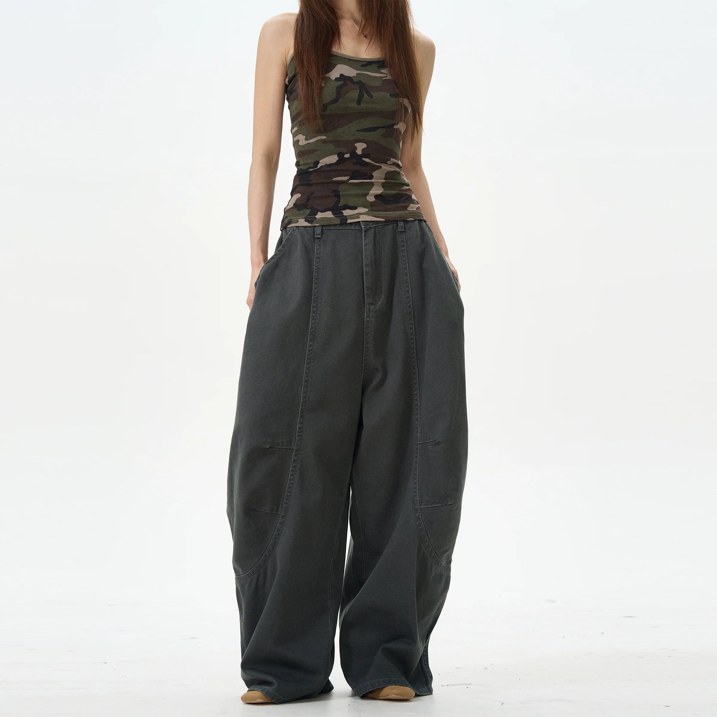 Black Baggy Oversized Skater Pants