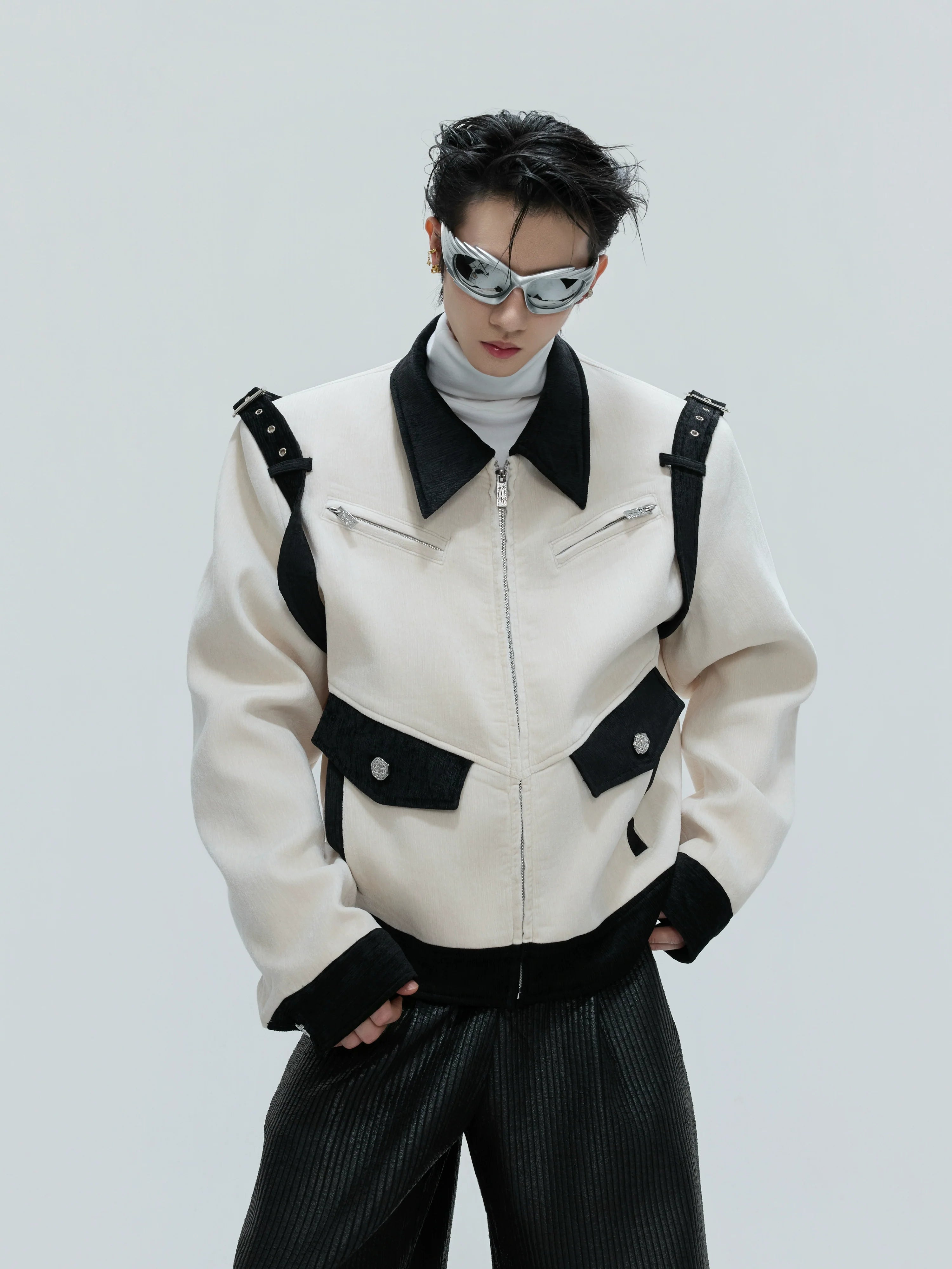 Sandstone Harness Moto Jacket