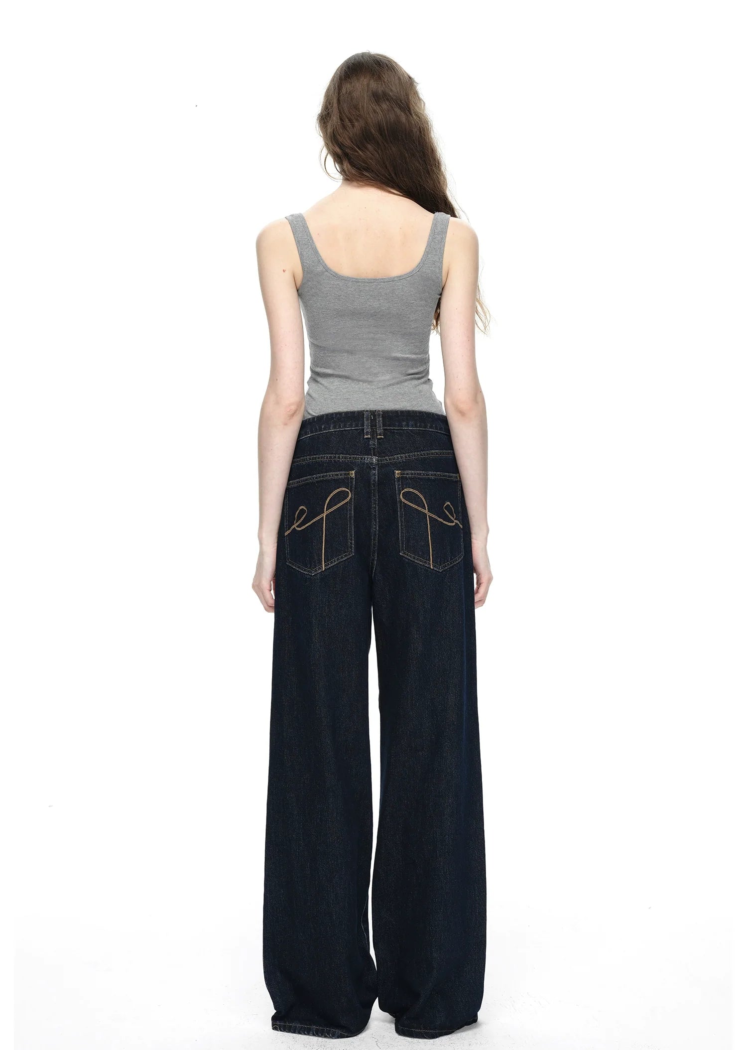 Metallic Plunge Tank Top