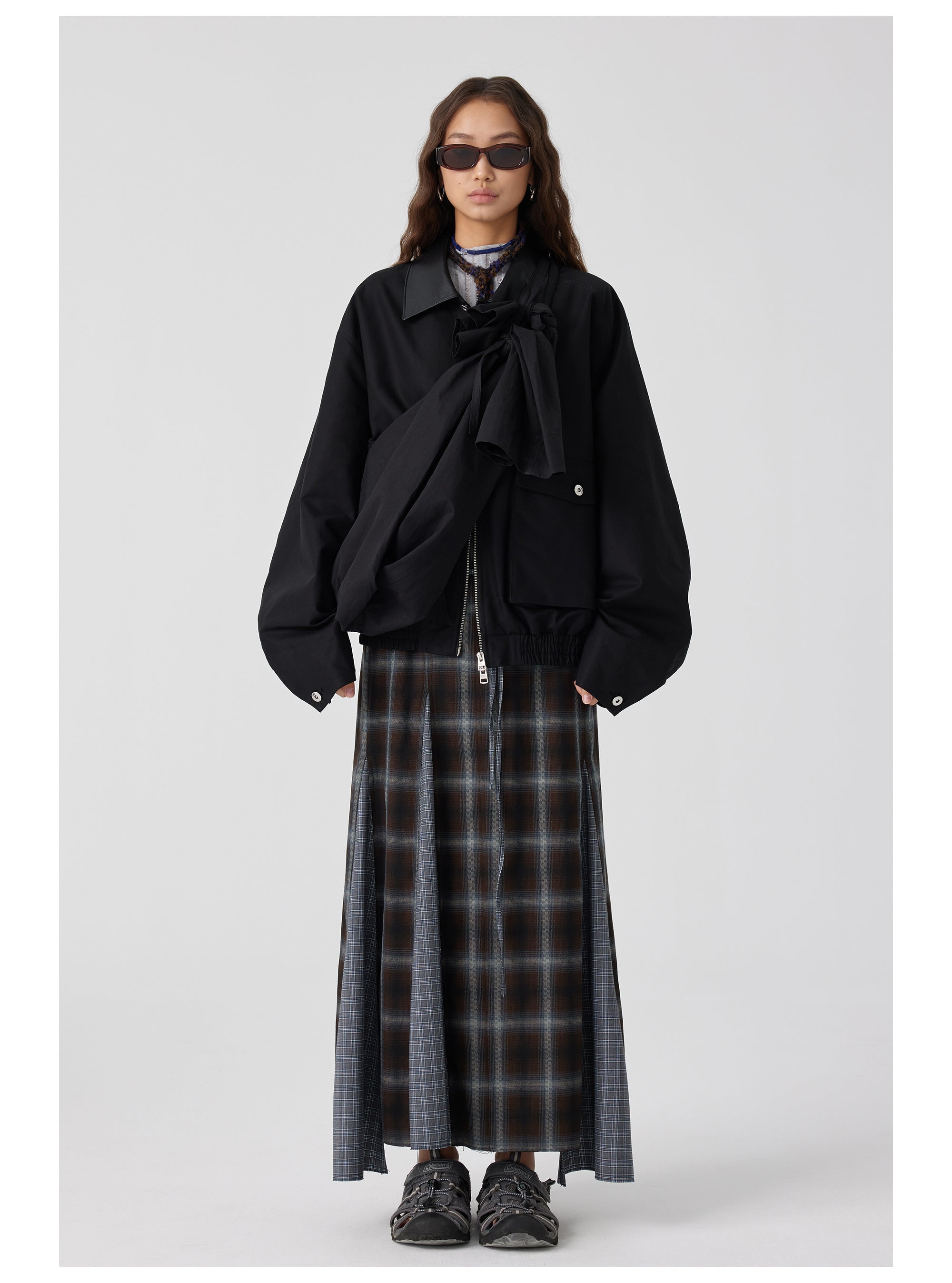 Six-Pocket Pleated Kendo Pants