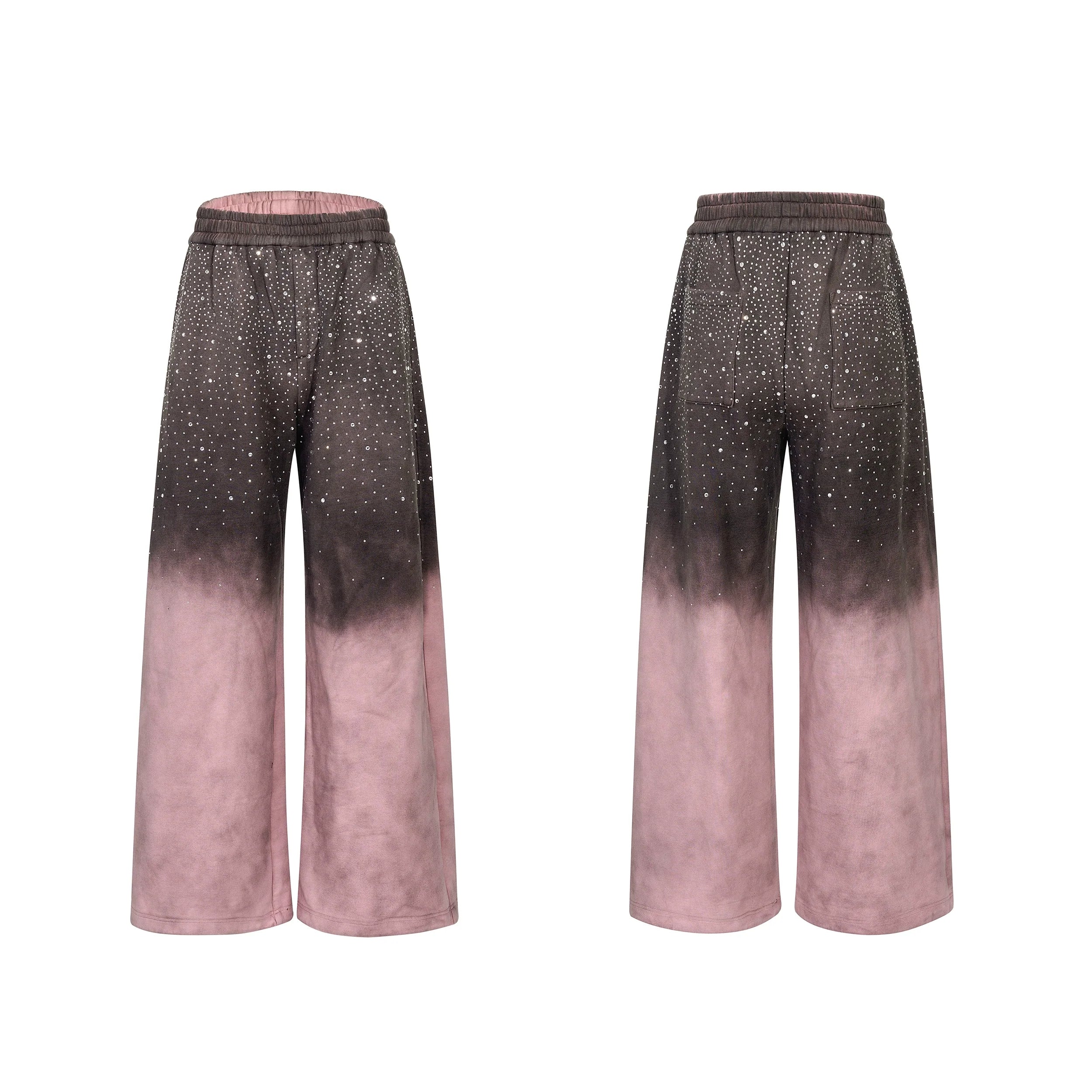 Galactic Drip Ombre Crystal Hoodie and Pants Setup