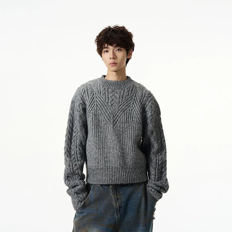 Full Cable Knit Sweater