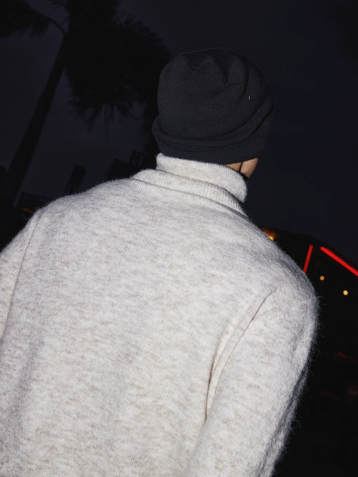 Cloud Colorblock Turtleneck Sweater