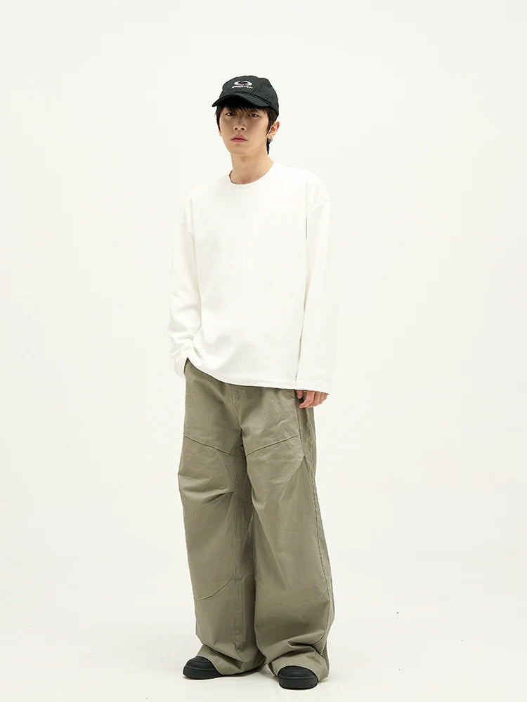 Long-Sleeve Crew Neck T-Shirt