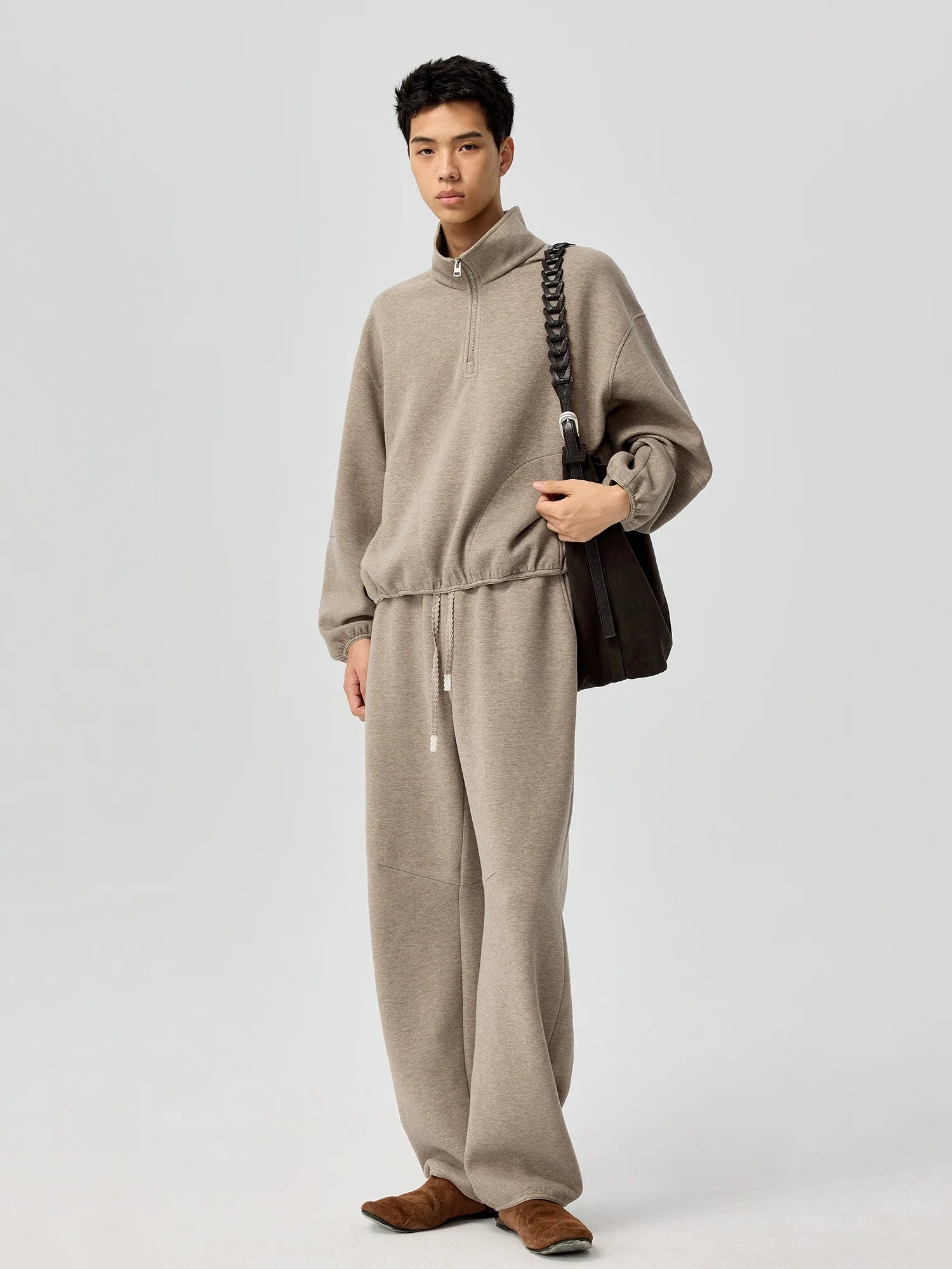 Misty Earth Relaxed Knit Pants