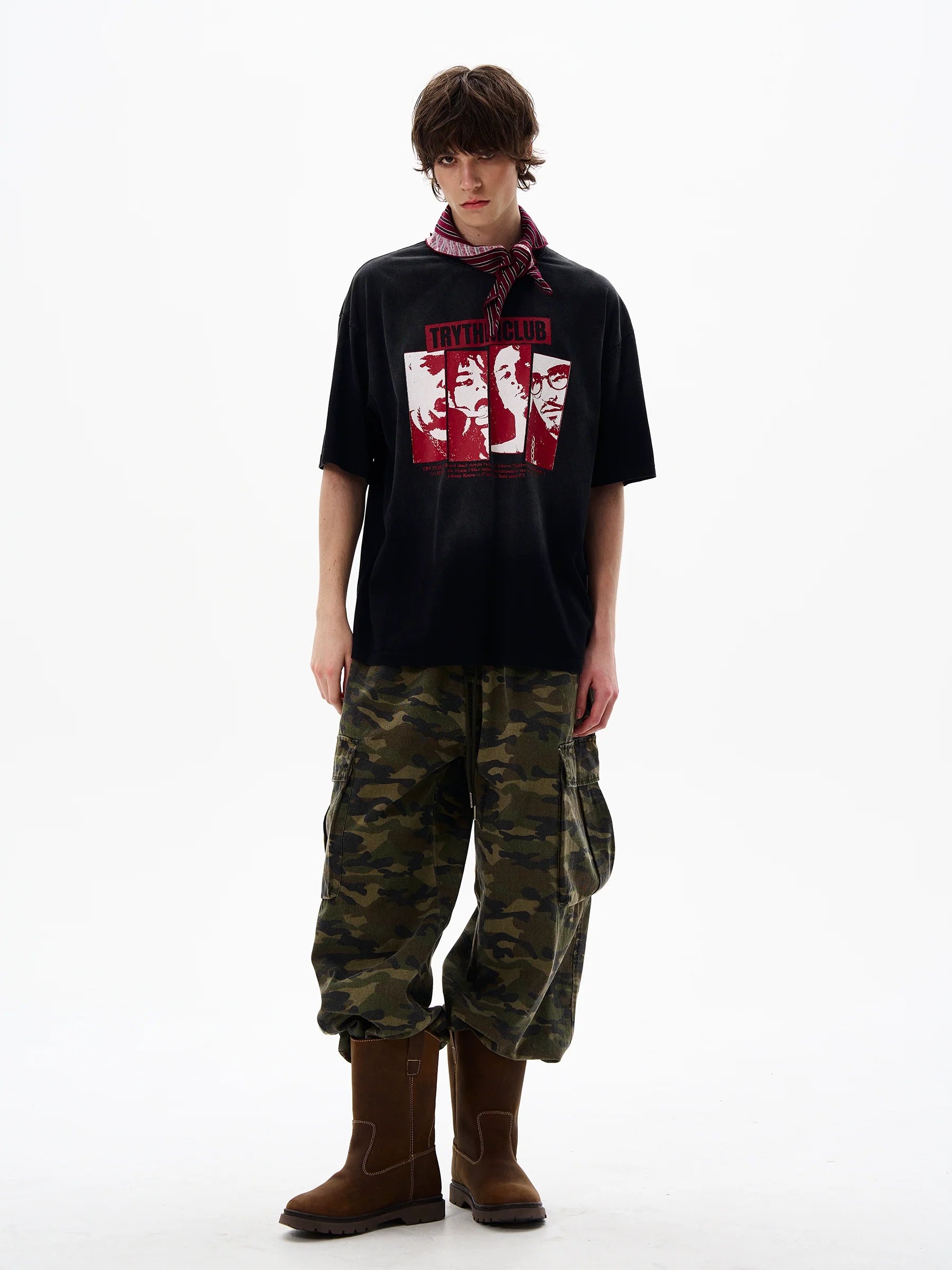 Graphic Statement Band T-Shirt