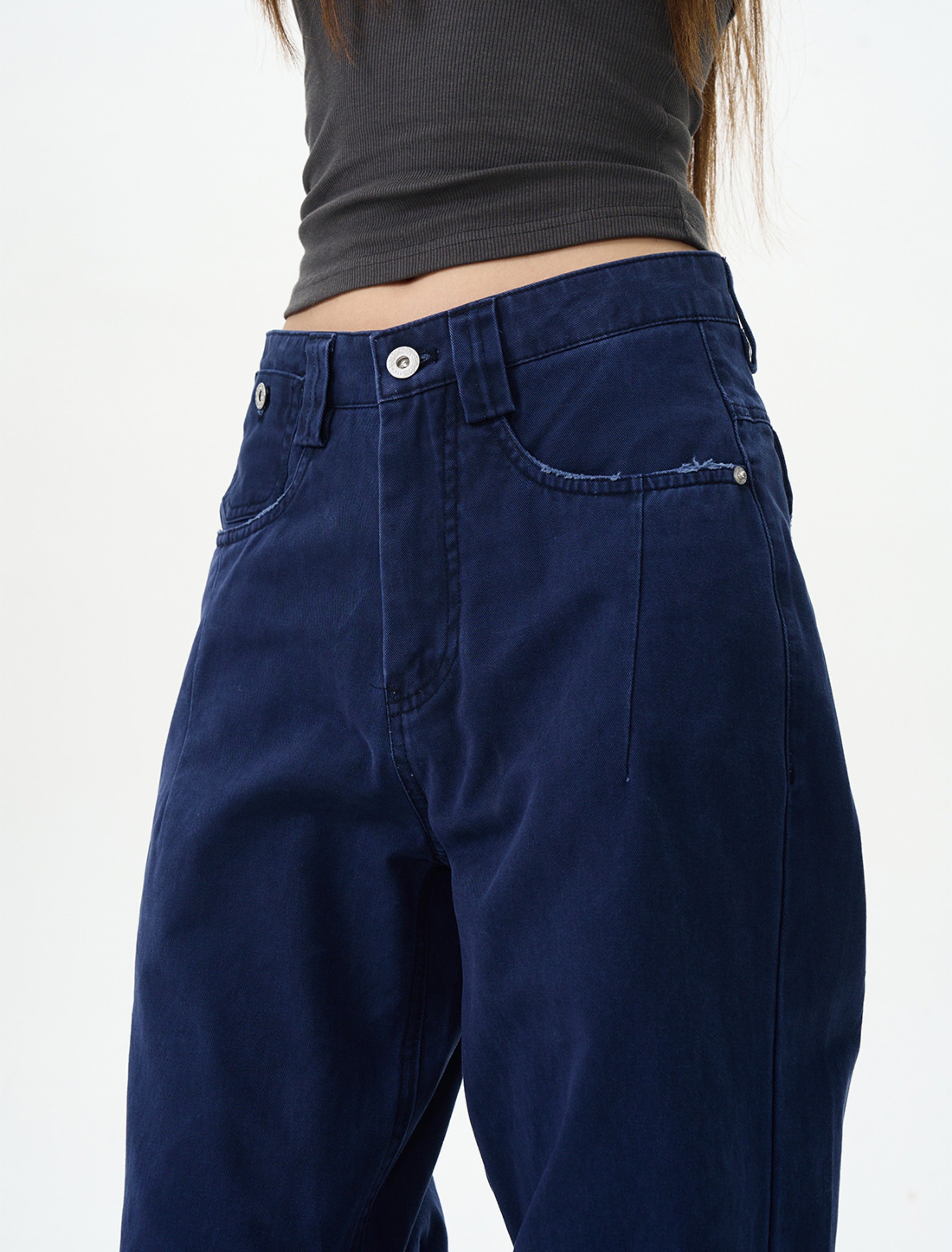 Dark Wash Wide Leg Jeans