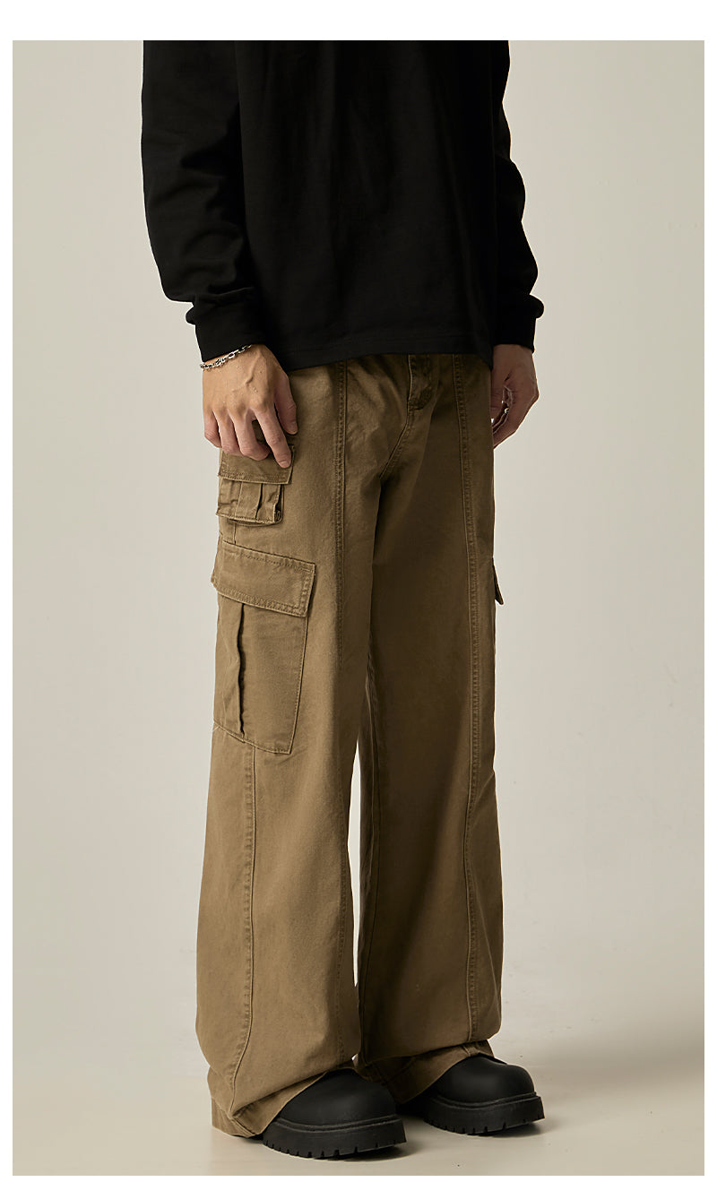 Black Wide Leg Cargo Pants