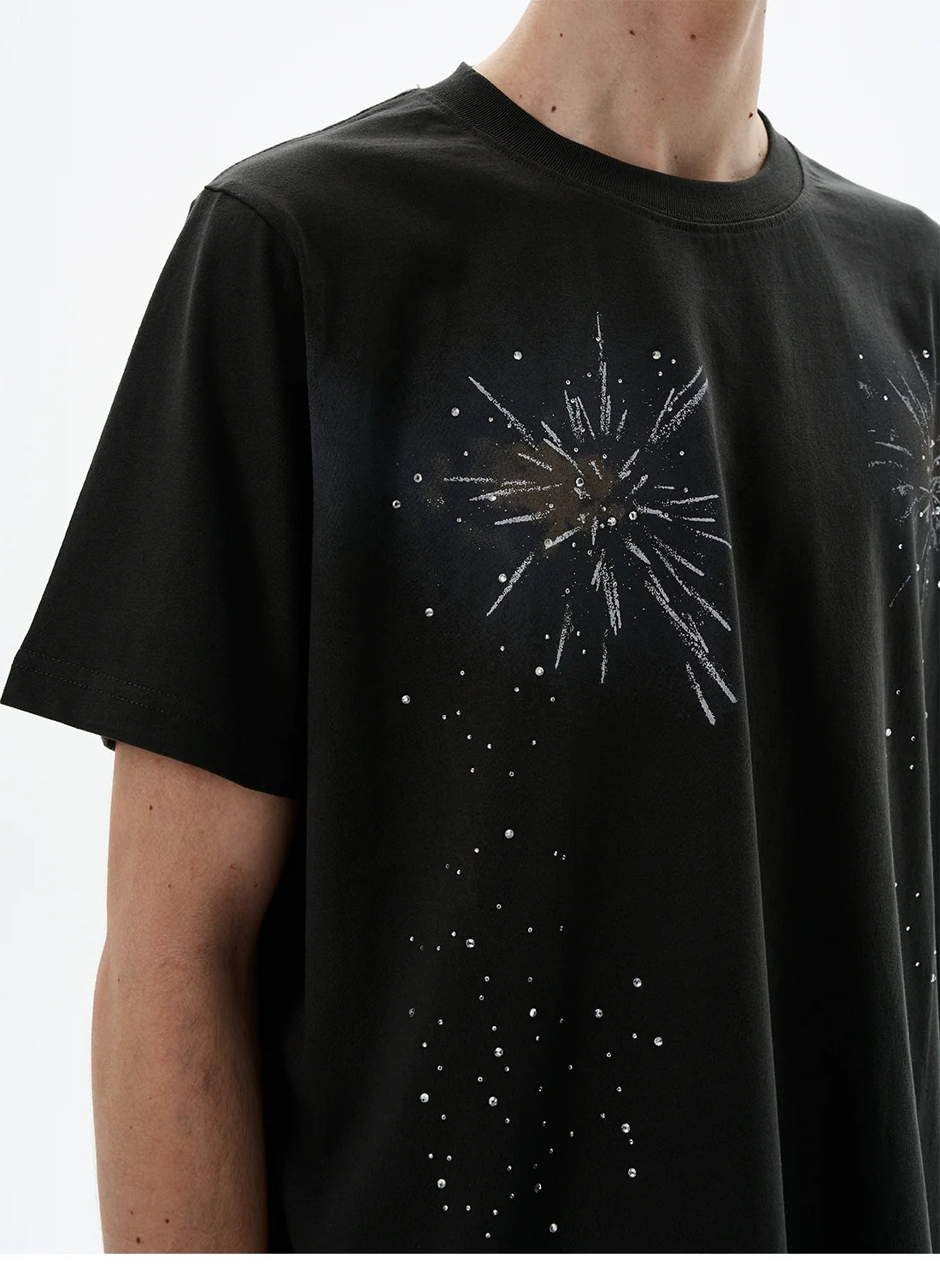 Fireworks Print T-Shirt
