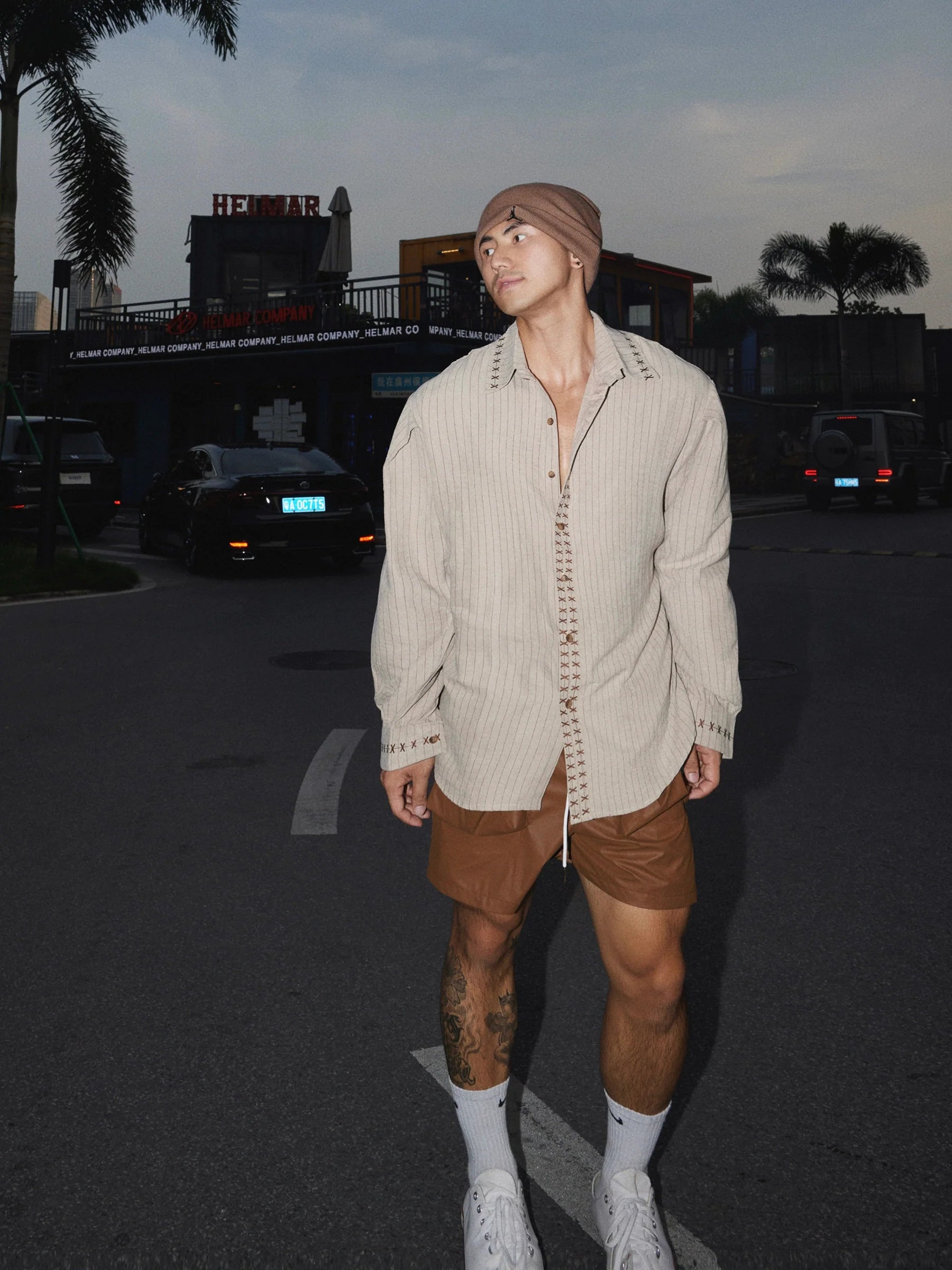 Ribbed Stitch Detail Shirt