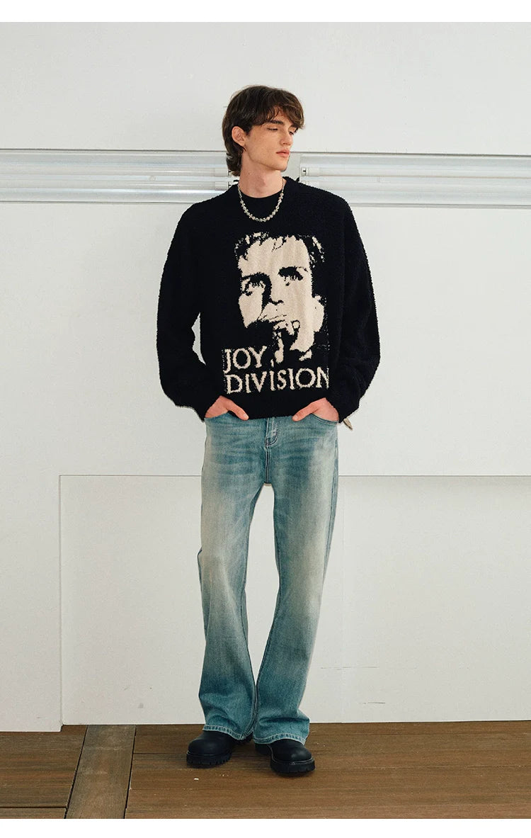 Joy Division Graphic Knit Sweater