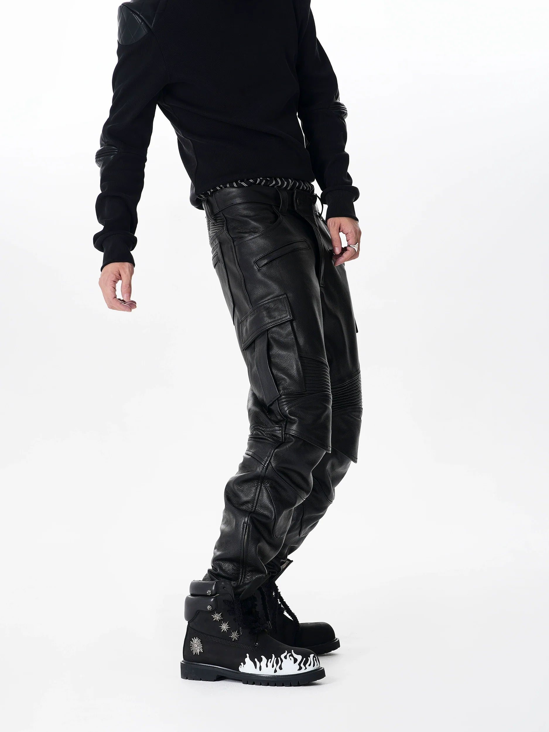 Midnight Apex Moto Cargo Pants