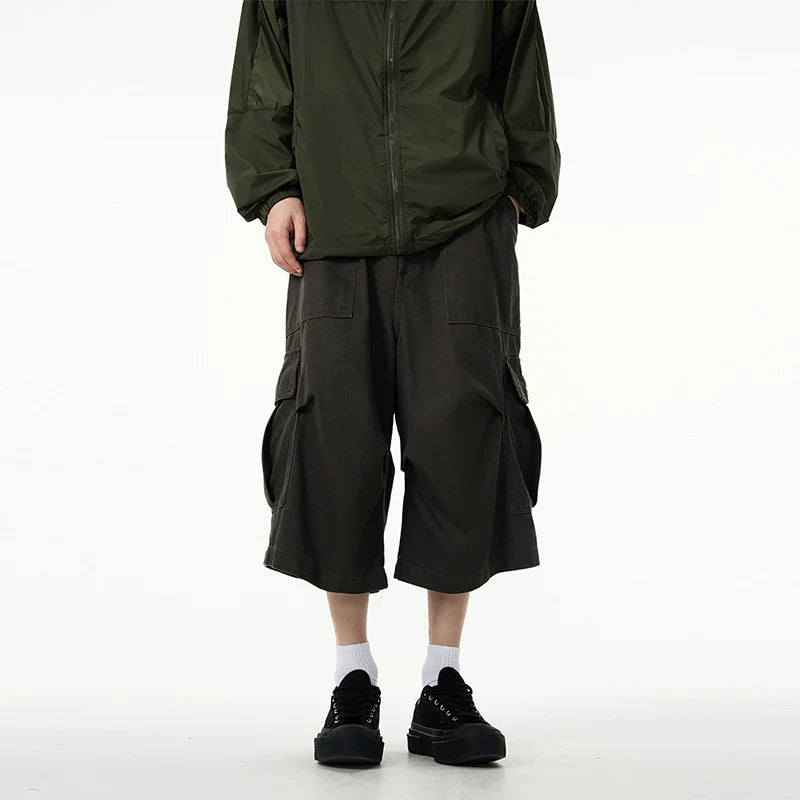 Wide-Leg Cargo Shorts and Pants