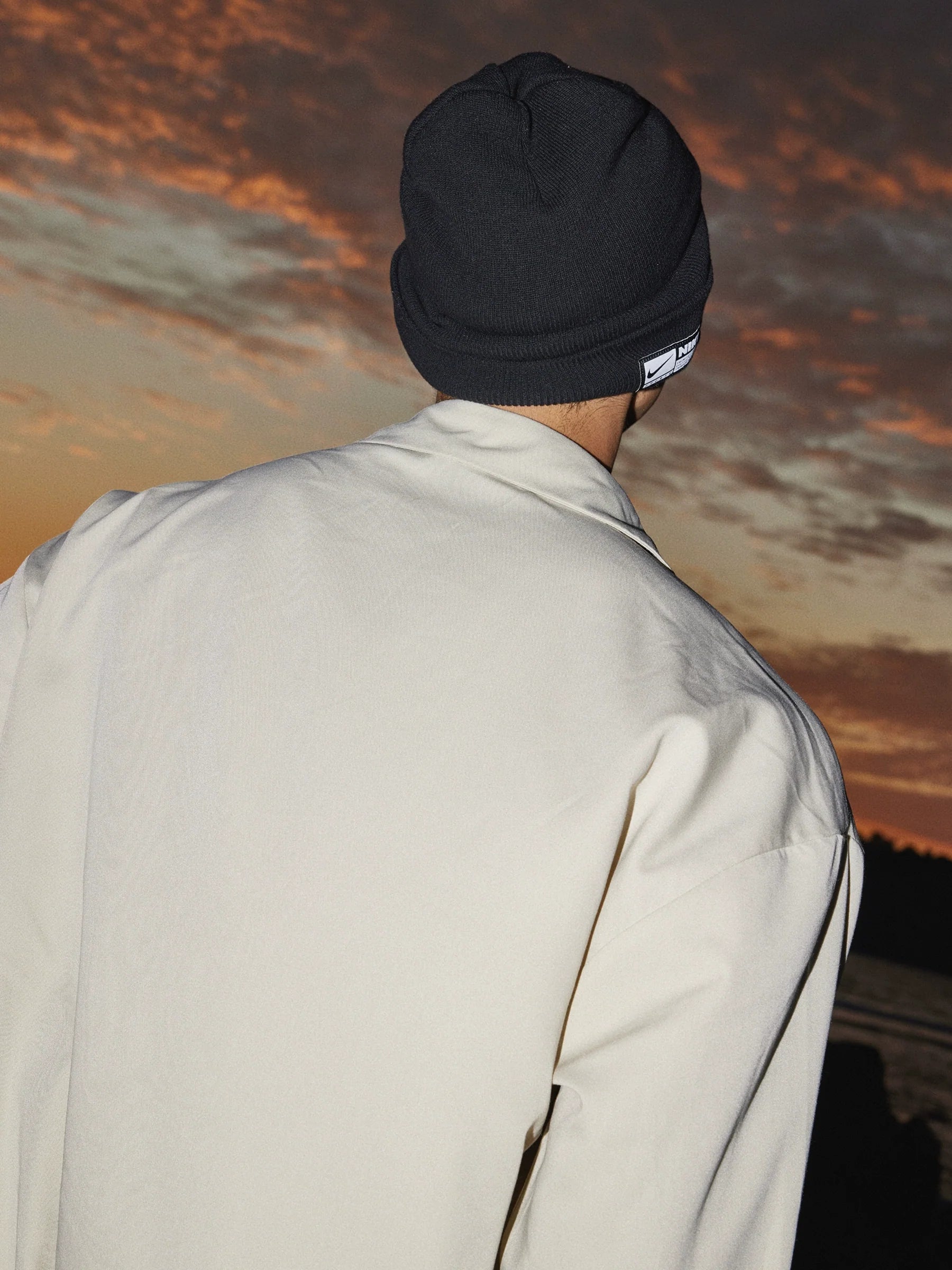 Beige Firework Embroidered Shirt