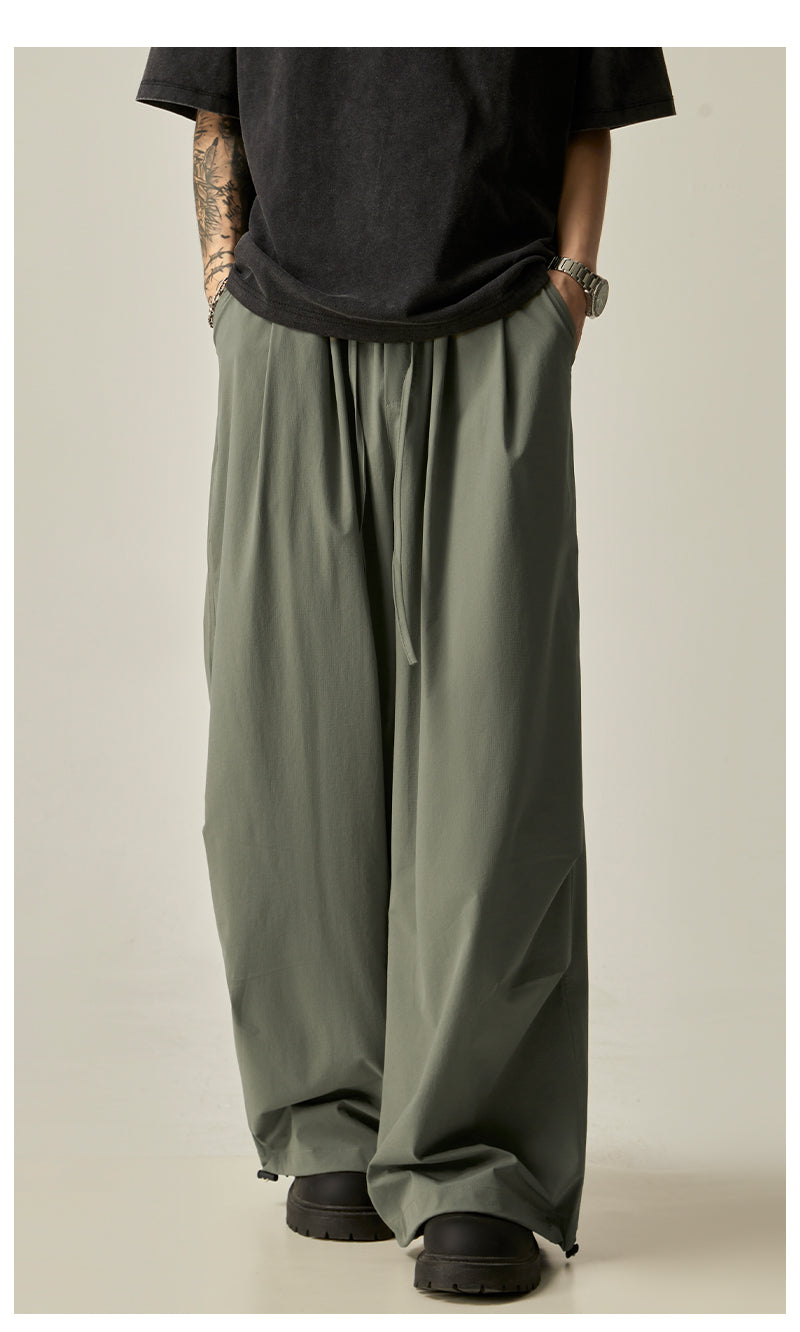 Sage Flowy Wide Leg Pants