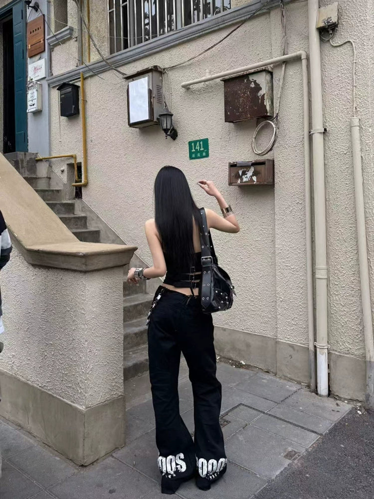 Millennium Glyph 2000s Flare Jeans