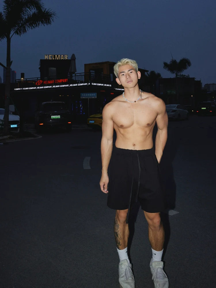 Drawstring Athletic Shorts