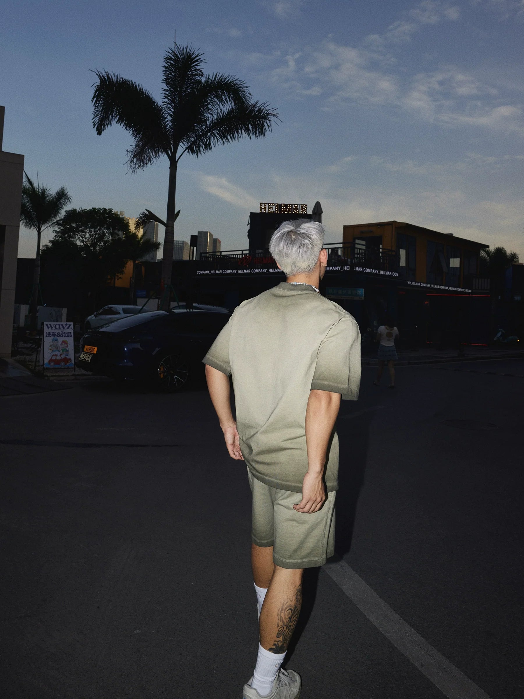 Ombre Oversized T-Shirt and Short Setup