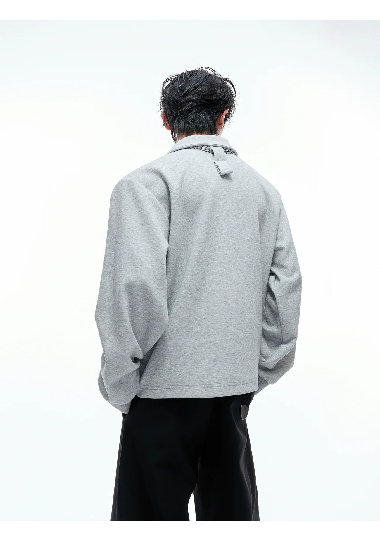 Statement Collar Sweater Shirt