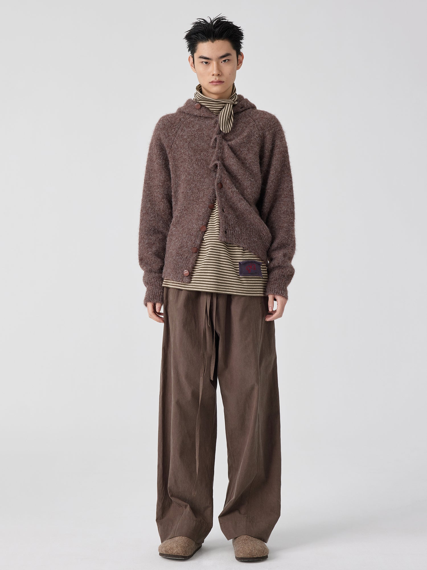 Six-Pocket Pleated Kendo Pants